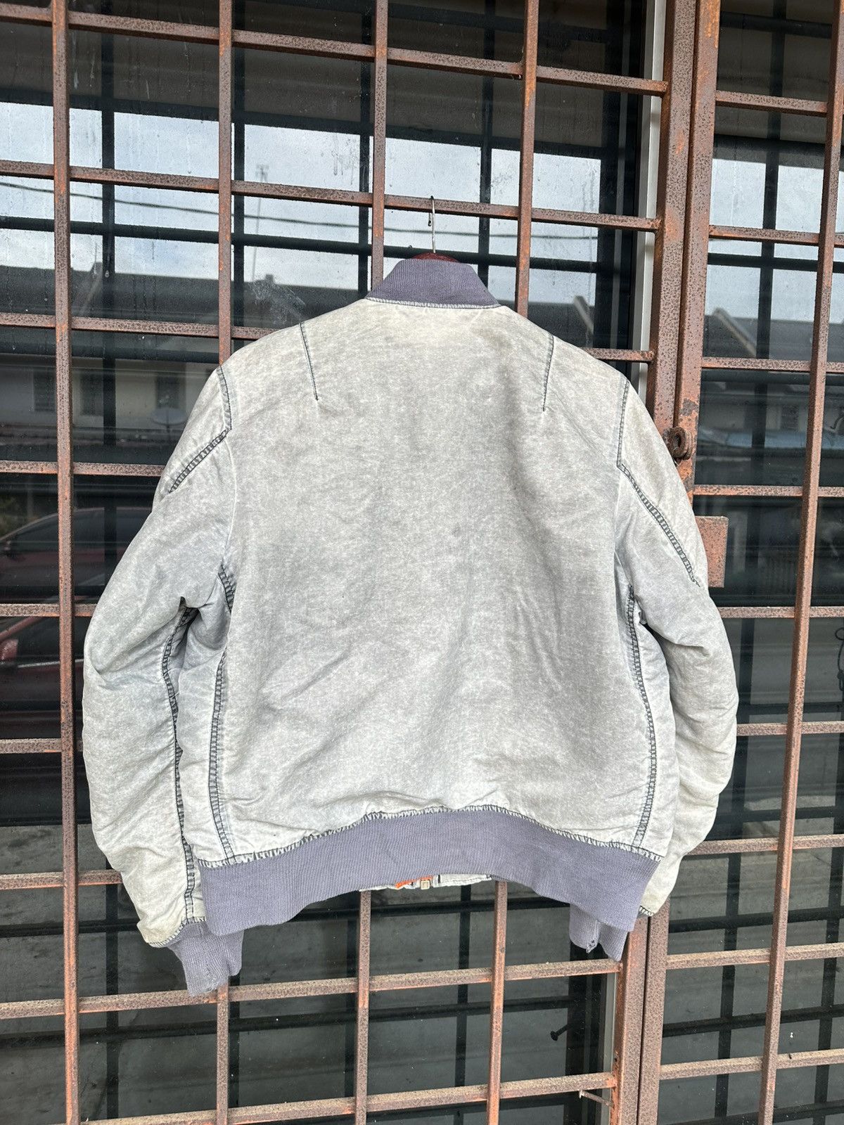 Vintage 🪖Vintage Faded MA-1 Man Intermediate Bomber Jacket Size US M / EU 48-50 / 2 - 8 Thumbnail
