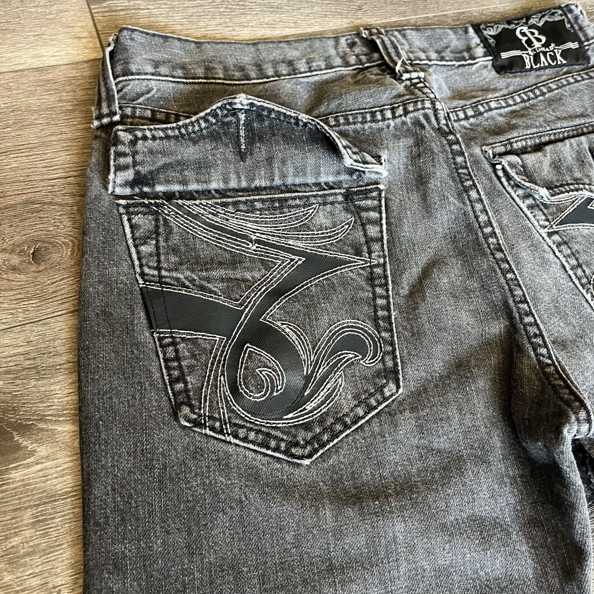 Bullhead Denim Co. Vintage Y2K Bullhead Affliction Style Slim Denim Jeans 28x30 Size US 28 / EU 44 - 5 Thumbnail