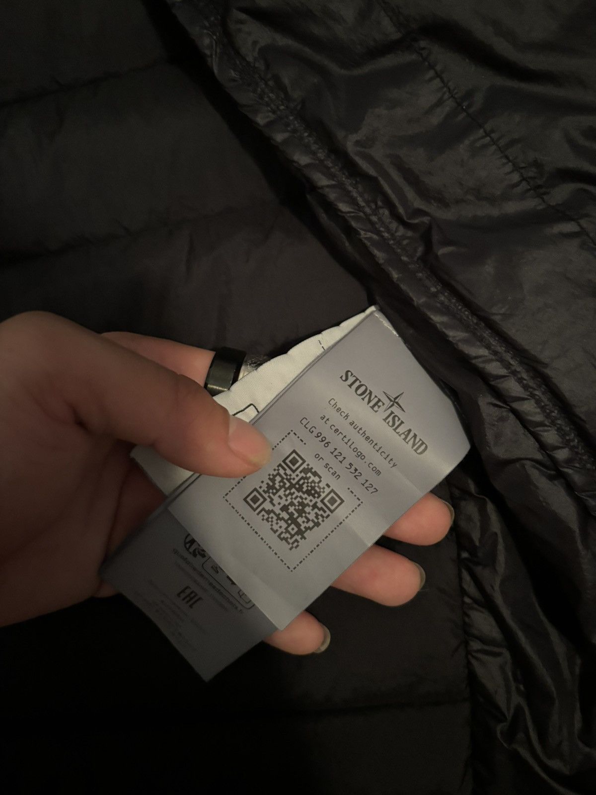 Stone Island Stone Island Black Med Down Loom Woven Jacket Size US M / EU 48-50 / 2 - 6 Thumbnail