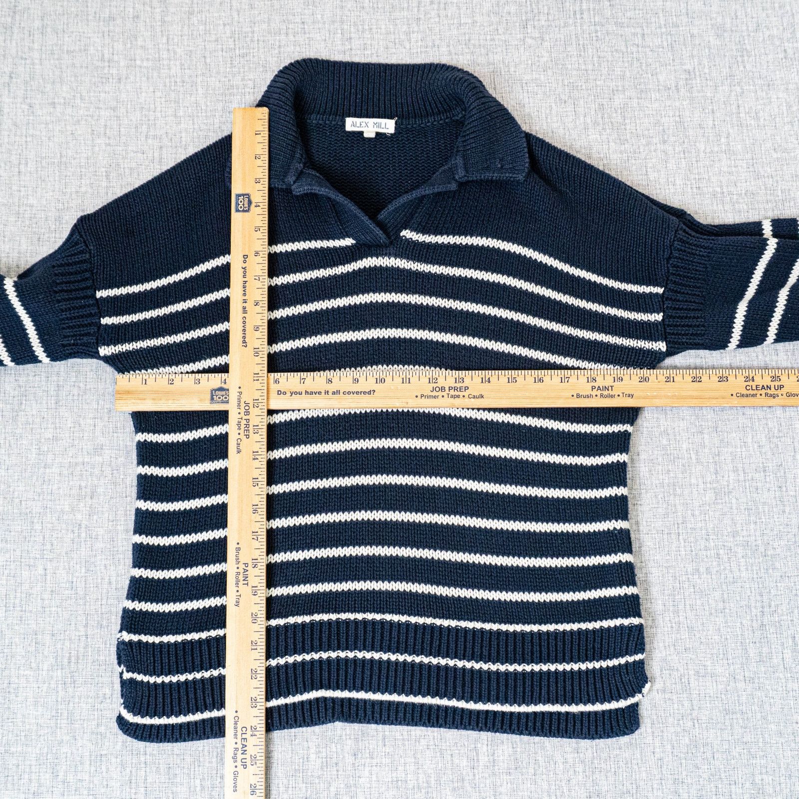 Alex Mill ALEX MILL Jacques Pullover polo sweater cotton knit sz M Size M / US 6-8 / IT 42-44 - 7 Thumbnail