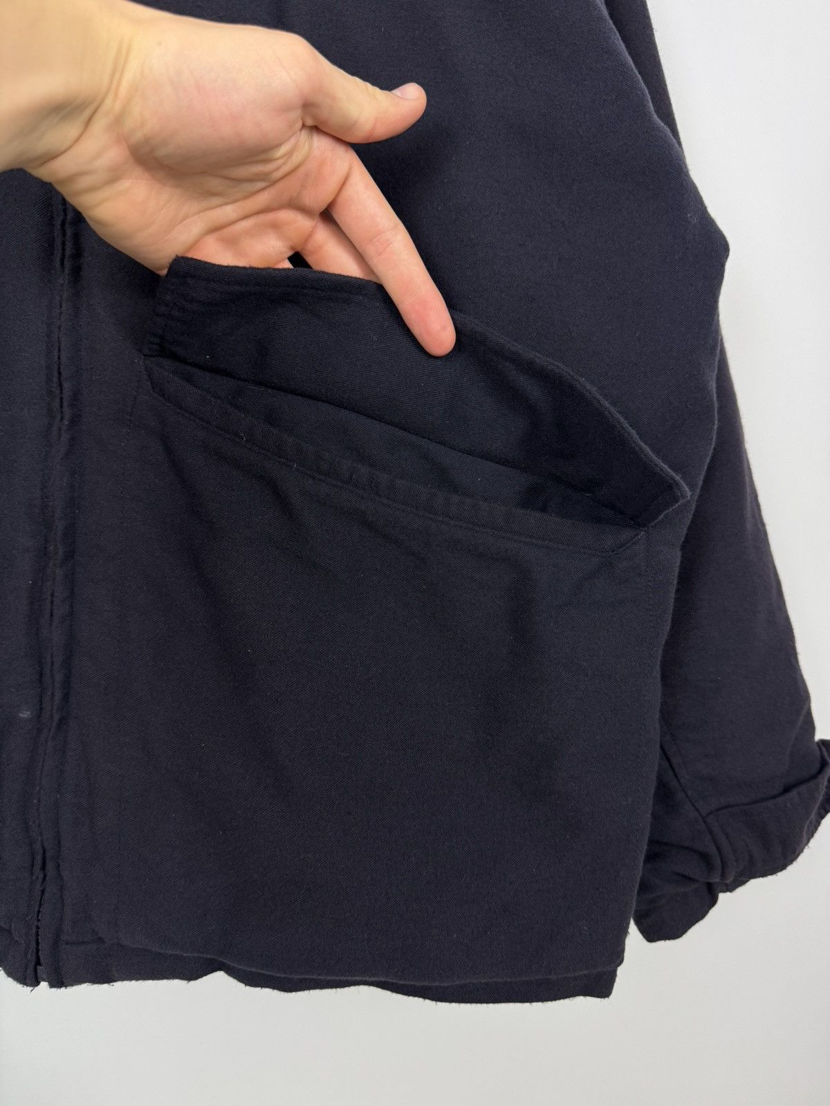 Yves Saint Laurent 1990’s Vintage Saint Lauren Jeans YSL Navy Work Jacket Size US M / EU 48-50 / 2 - 14 Thumbnail
