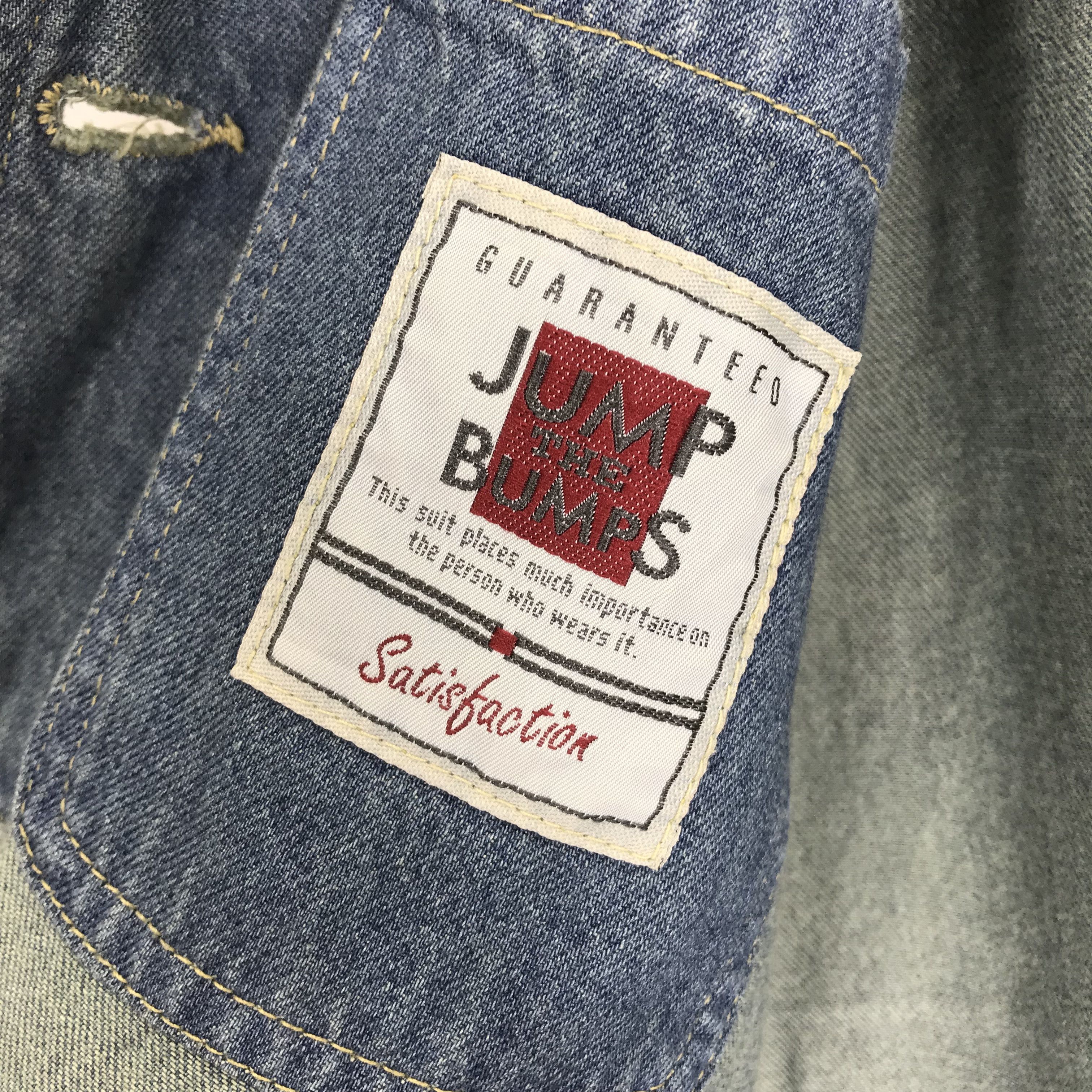 Japanese Brand Vintage 90s Denim Worker Jacket Four Pocket Frenchwork Blue Size US M / EU 48-50 / 2 - 8 Thumbnail