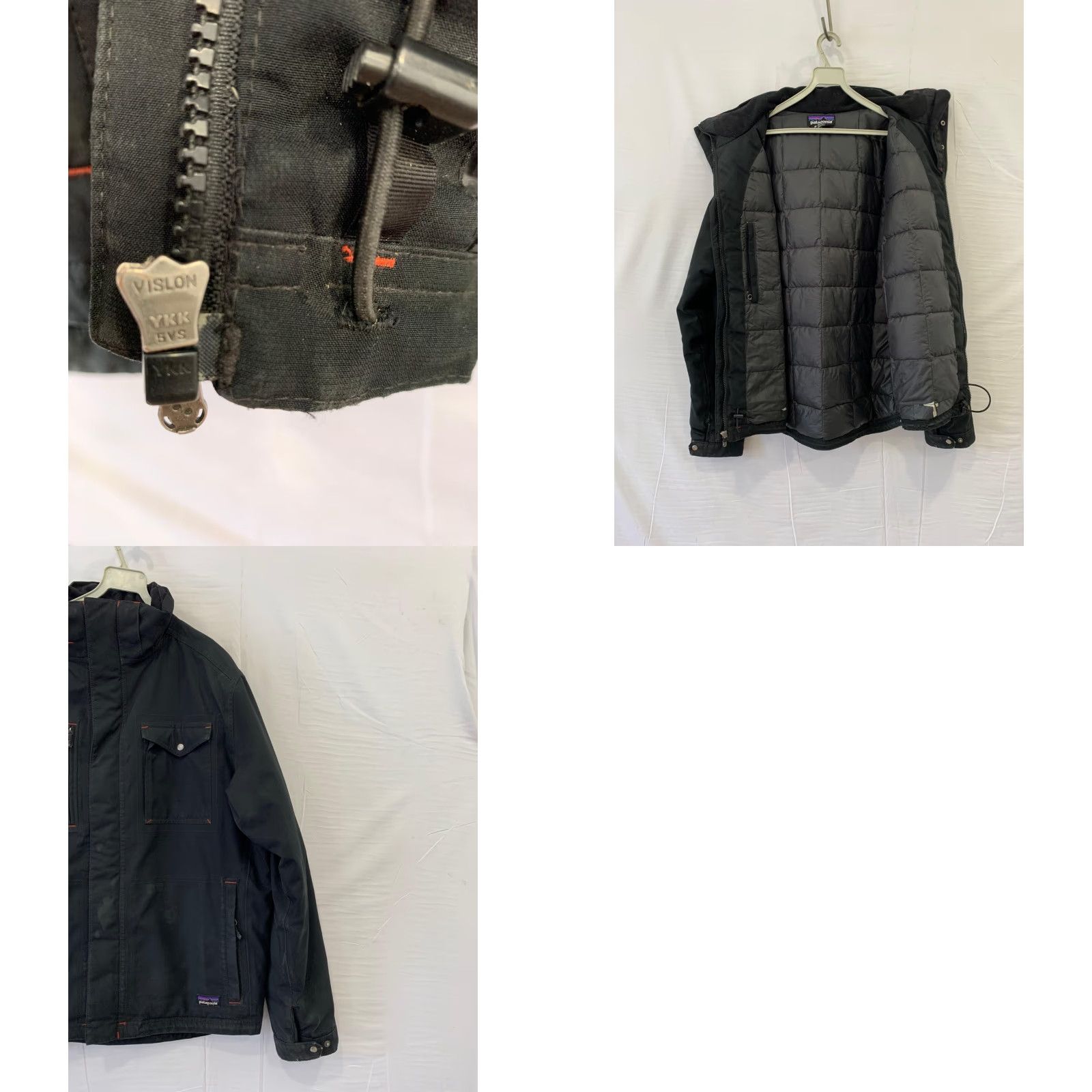 Patagonia Patagonia Jacket Mens Down Insulated Hooded Black M Outdoor 49 in Chest Old School 90s? Size US M / EU 48-50 / 2 - 10 Thumbnail