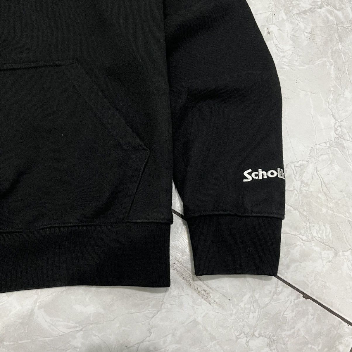 Schott Rare🔥Schott Bros. Half Zip Hoodie – American Classic! Size US L / EU 52-54 / 3 - 6 Thumbnail