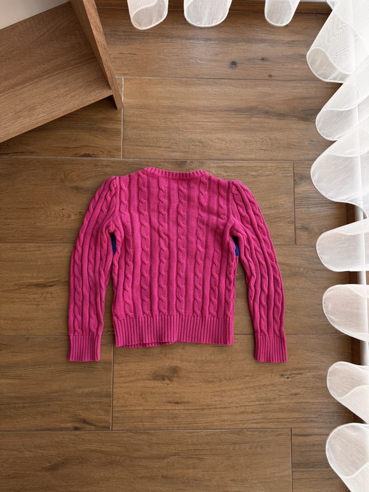 Polo Ralph Lauren × Vintage Vintage Polo Ralph Lauren Cable Knit Kids Size 5Y Sweater Size US S / EU 44-46 / 1 - 7 Thumbnail