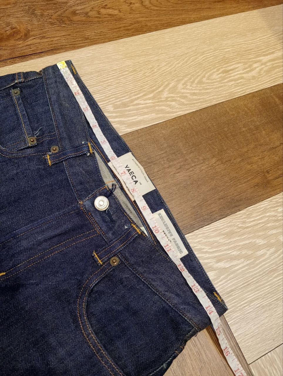 YAECA YAECA JAPAN 7-13W EXCLUSIVE FABRIC INDIGO DENIM PANTS Size US 29 - 12 Thumbnail