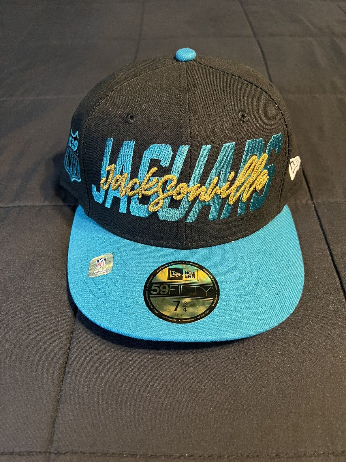 MyFitteds × NFL × New Era Jacksonville Jaguars 2022 NFL Draft Fitted Hat Size ONE SIZE - 1 Thumbnail