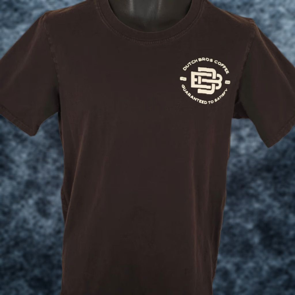 Vintage Dutch Bros Coffee T Shirt Mens Size Small Brown Snack Tee Size US S / EU 44-46 / 1 - 1 Thumbnail