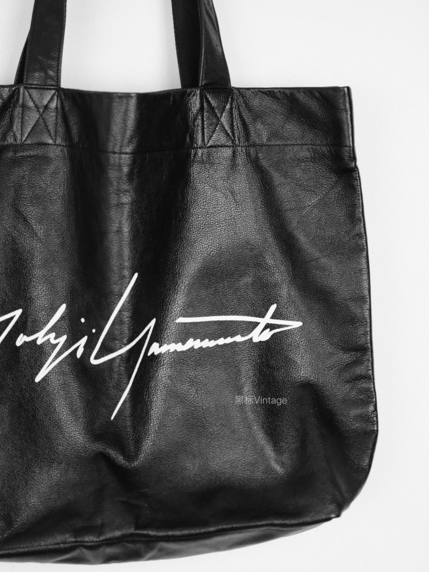 Yohji Yamamoto Yohji Yamamoto Vintage Aoyama Signature Cowhide Tote Bag Size ONE SIZE - 3 Thumbnail