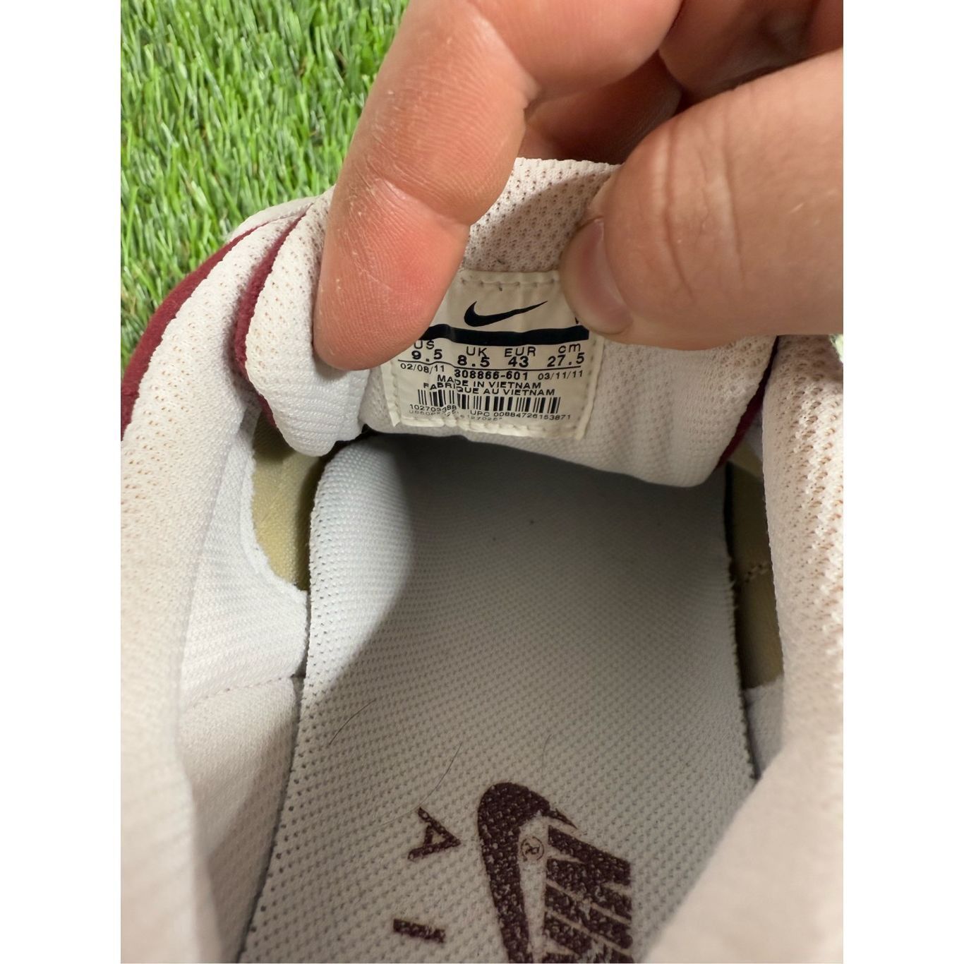 Nike Size 9.5 *RARE* Nike Air Max 1 Tonal Pack “Team Red” (308866 Size US 9.5 / EU 42-43 - 6 Thumbnail
