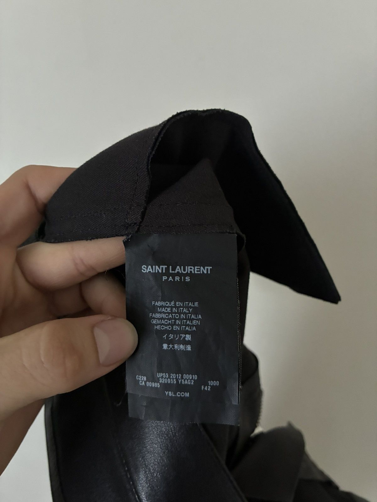 Saint Laurent Paris Saint Laurent Paris SS13 Leather Pants Size US 34 / EU 50 - 10 Thumbnail