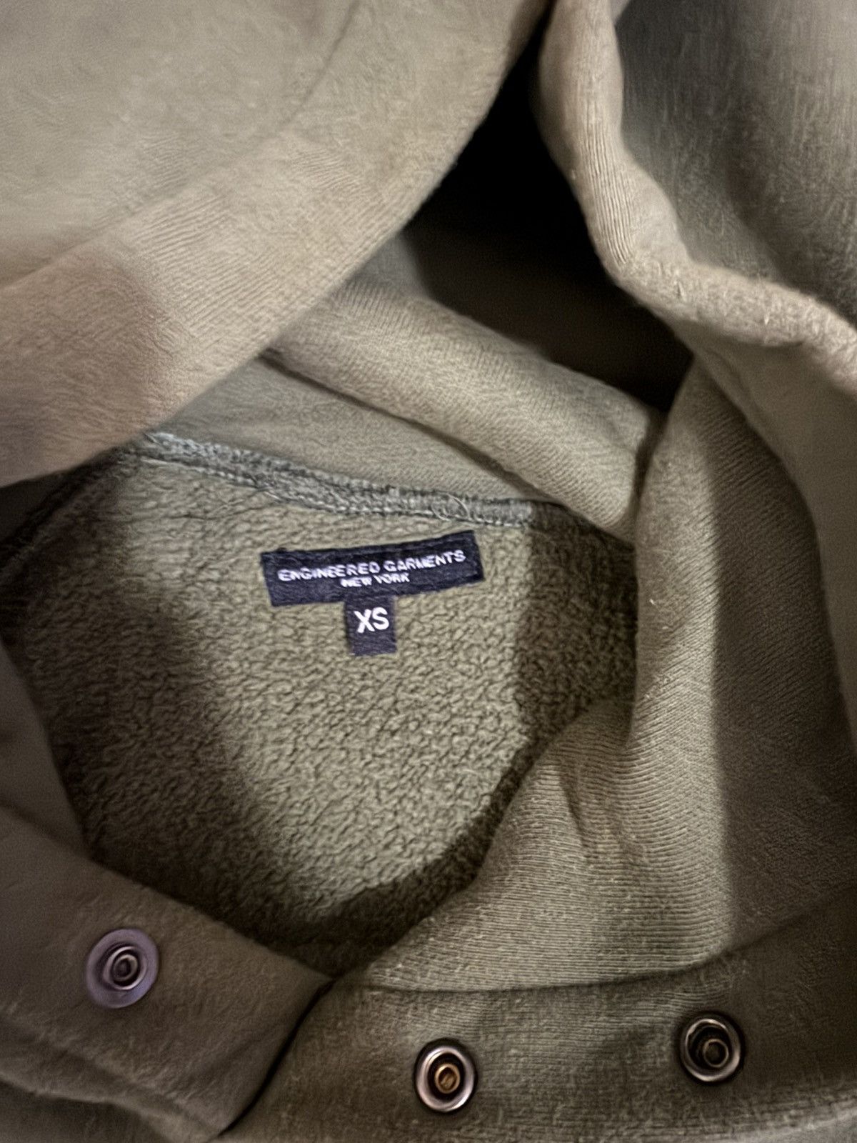 Engineered Garments Engineered Garments green hoodie Size US XS / EU 42 / 0 - 4 Thumbnail