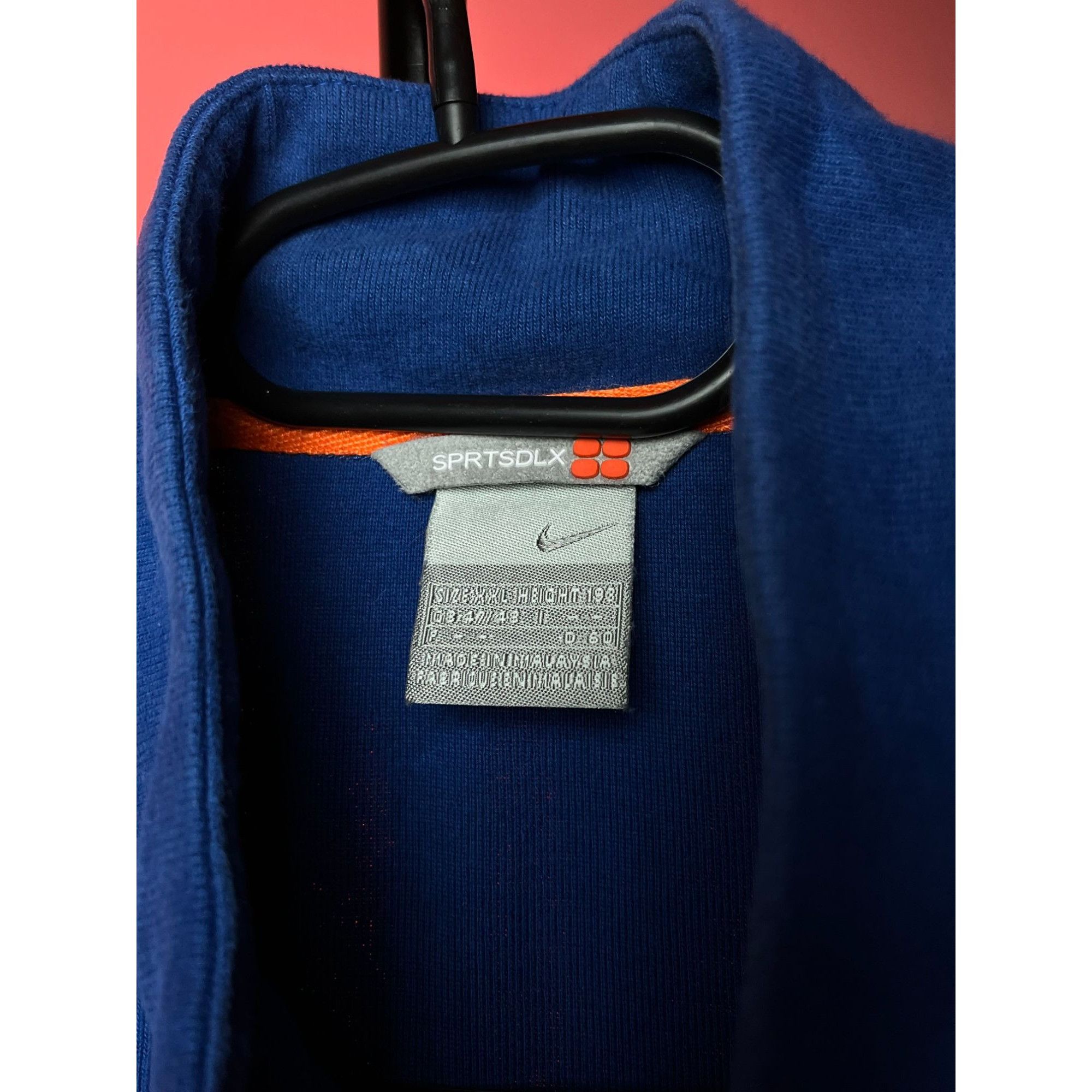 Nike × Vintage Nike 90s Vintage Blue Zip Track Jacket Size US XXL / EU 58 / 5 - 5 Thumbnail