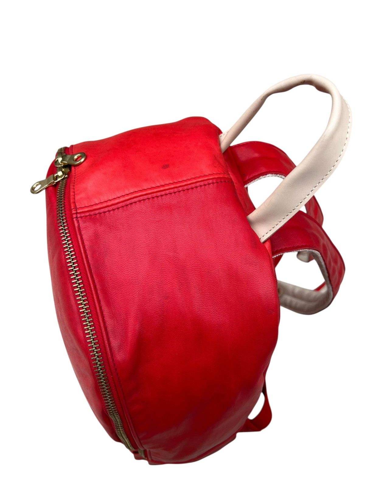 Shellac Agility Japan Patina Red Leather Backpack Bag Size ONE SIZE - 11 Thumbnail