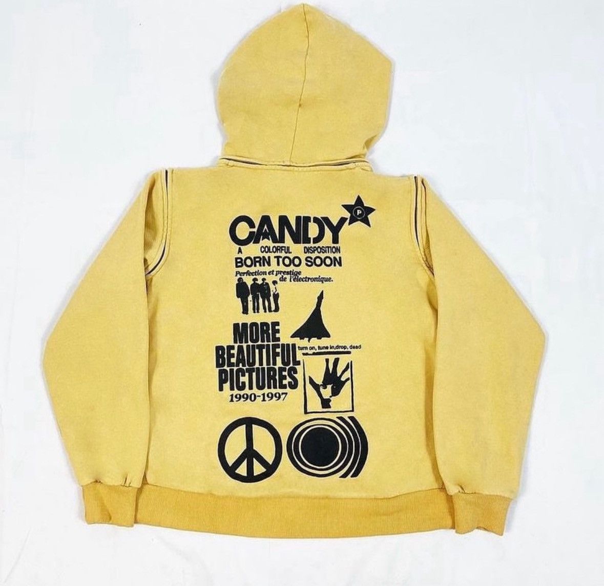 Japanese Brand Paynestar Yellow “Dots and Loops” “bubblegum” Hoodie Size US L / EU 52-54 / 3 - 2 Thumbnail