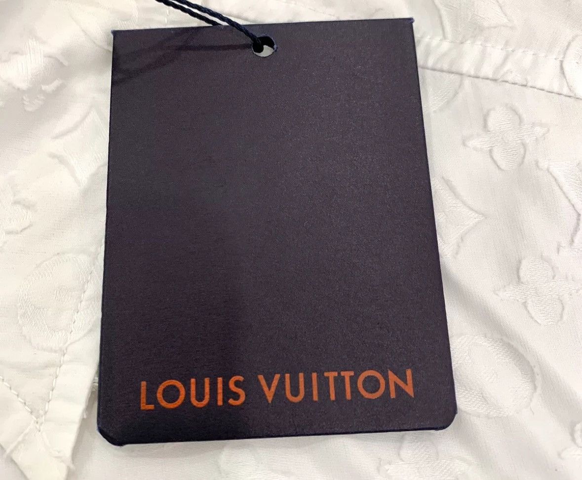 Louis Vuitton Louis Vuitton Lv white logo cotton long sleeved shirt Size US S / EU 44-46 / 1 - 6 Thumbnail