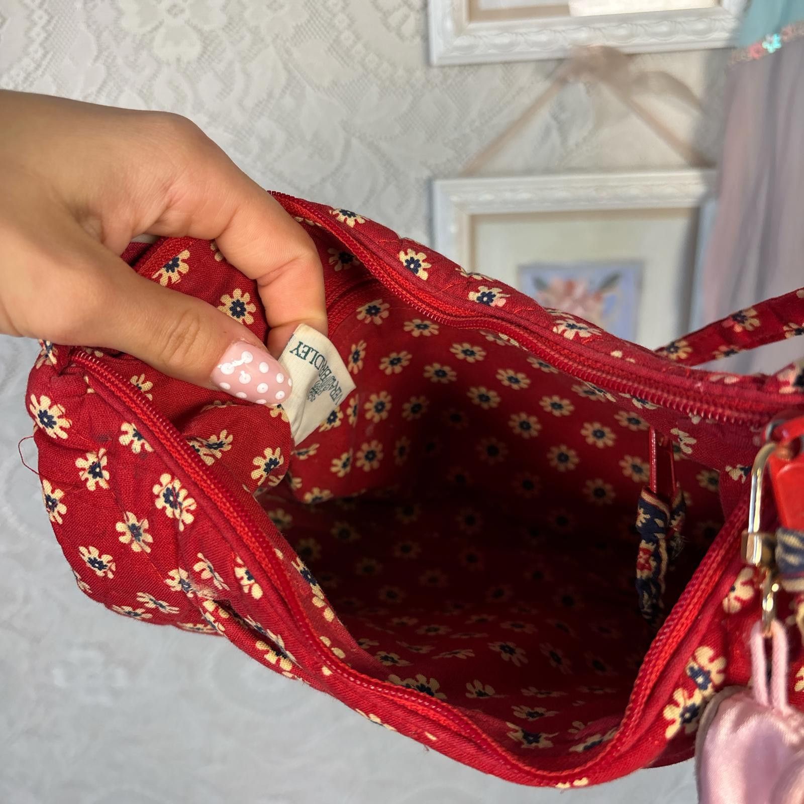 Other vintage red quilted vera bradley purse Size ONE SIZE - 3 Thumbnail