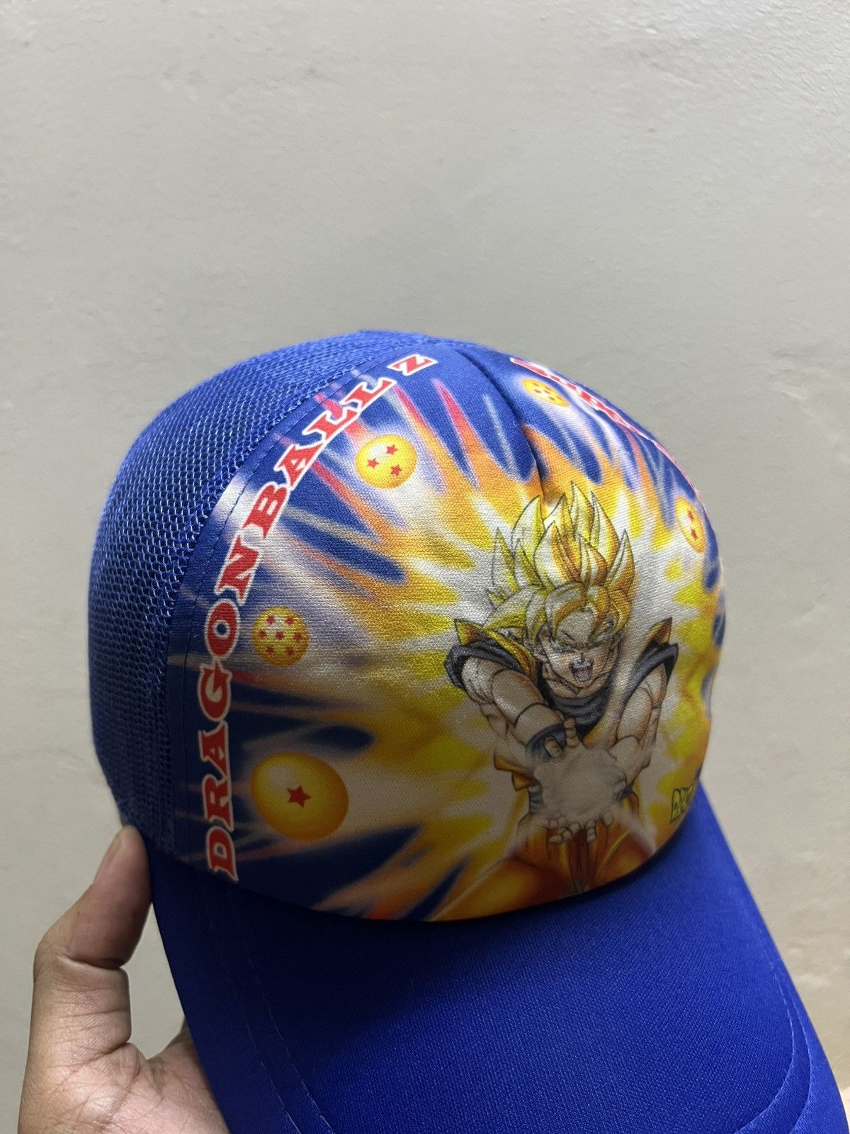 Japanese Brand Dragon Ball Z Super Saiyan Trucker Hat Size ONE SIZE - 6 Thumbnail
