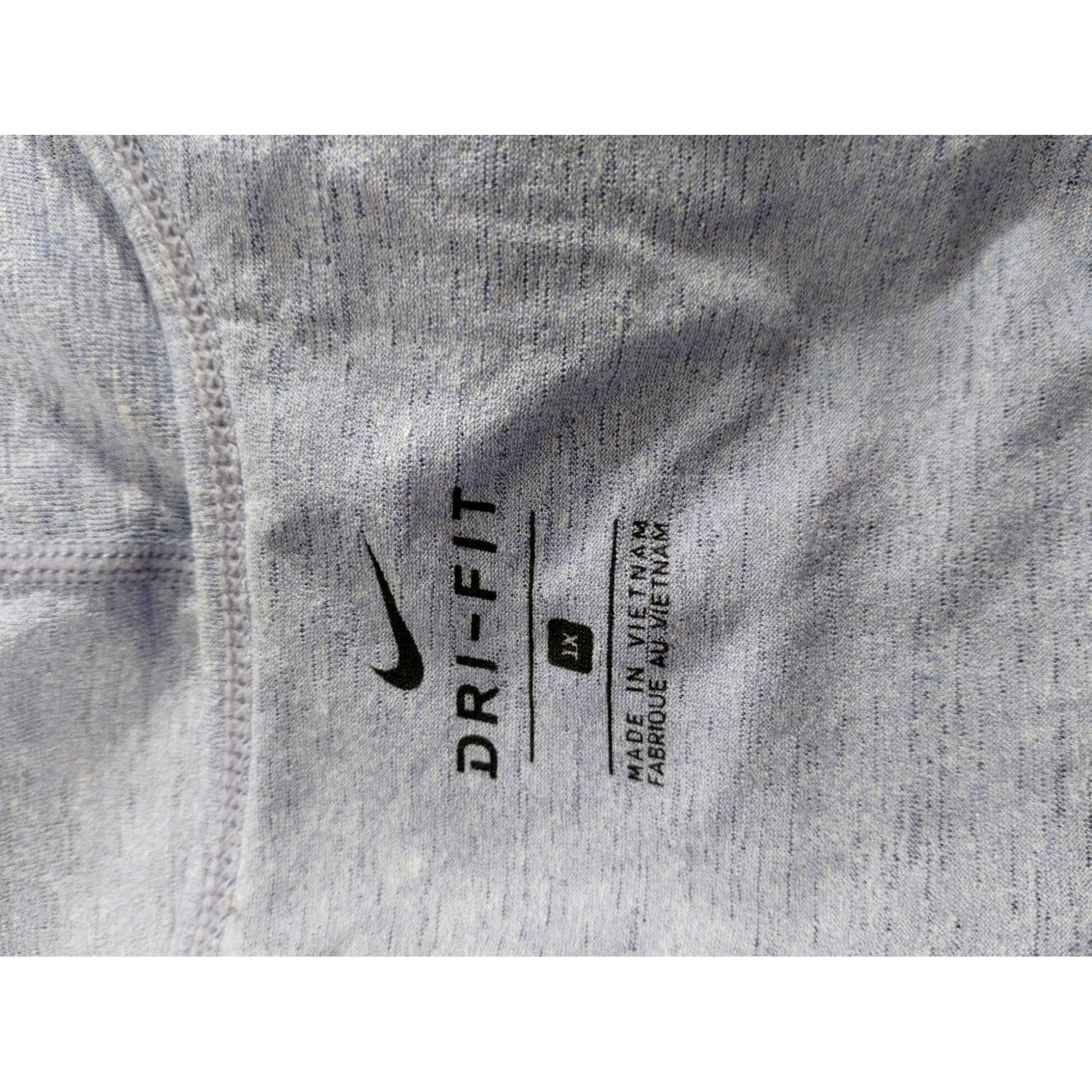 Nike Nike Dri-Fit Womens Large Light Blue Sleeveless Racerback Po Size L / US 10 / IT 46 - 4 Thumbnail
