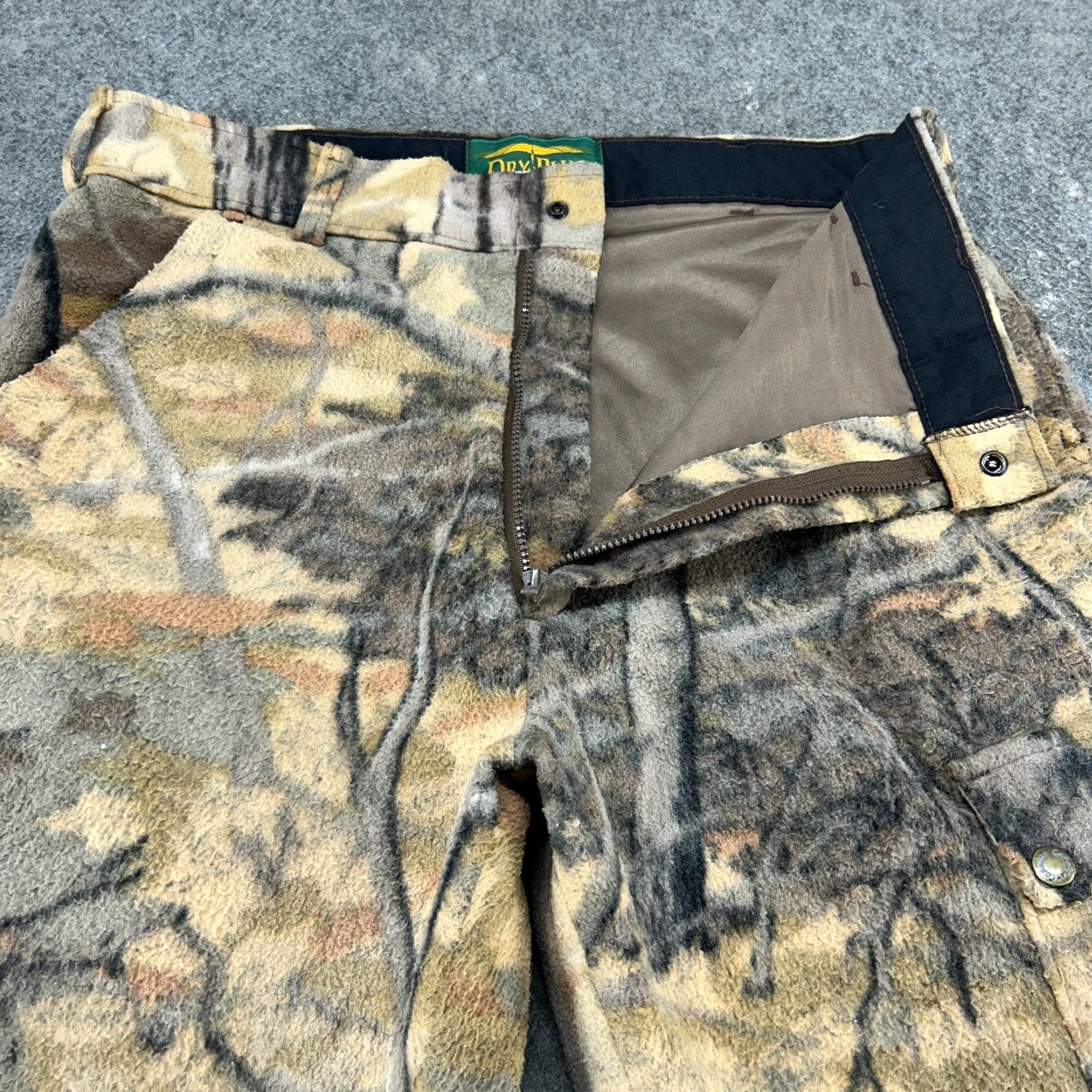 Vintage Cabela's Pants Men 34x34 Cargo Fleece Camouflage USA Straight Inseam 34 Size US 34 / EU 50 - 2 Thumbnail