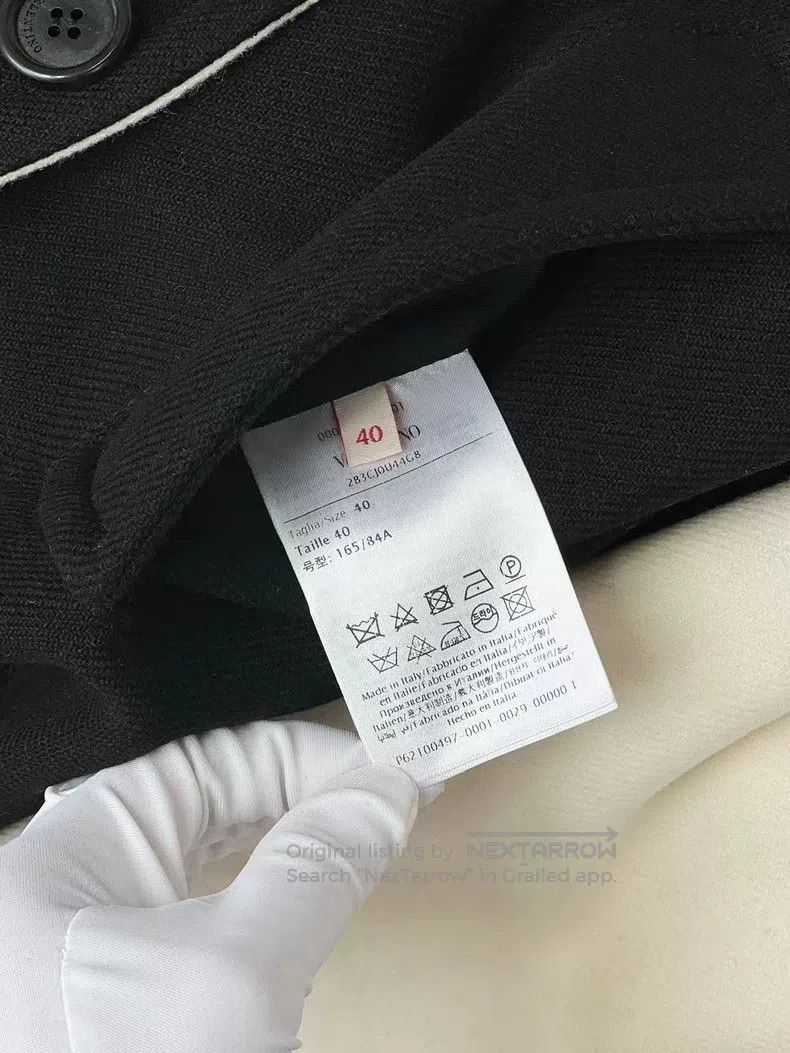 Valentino Valentino Black and white cashmere blazer Size M / US 6-8 / IT 42-44 - 3 Thumbnail