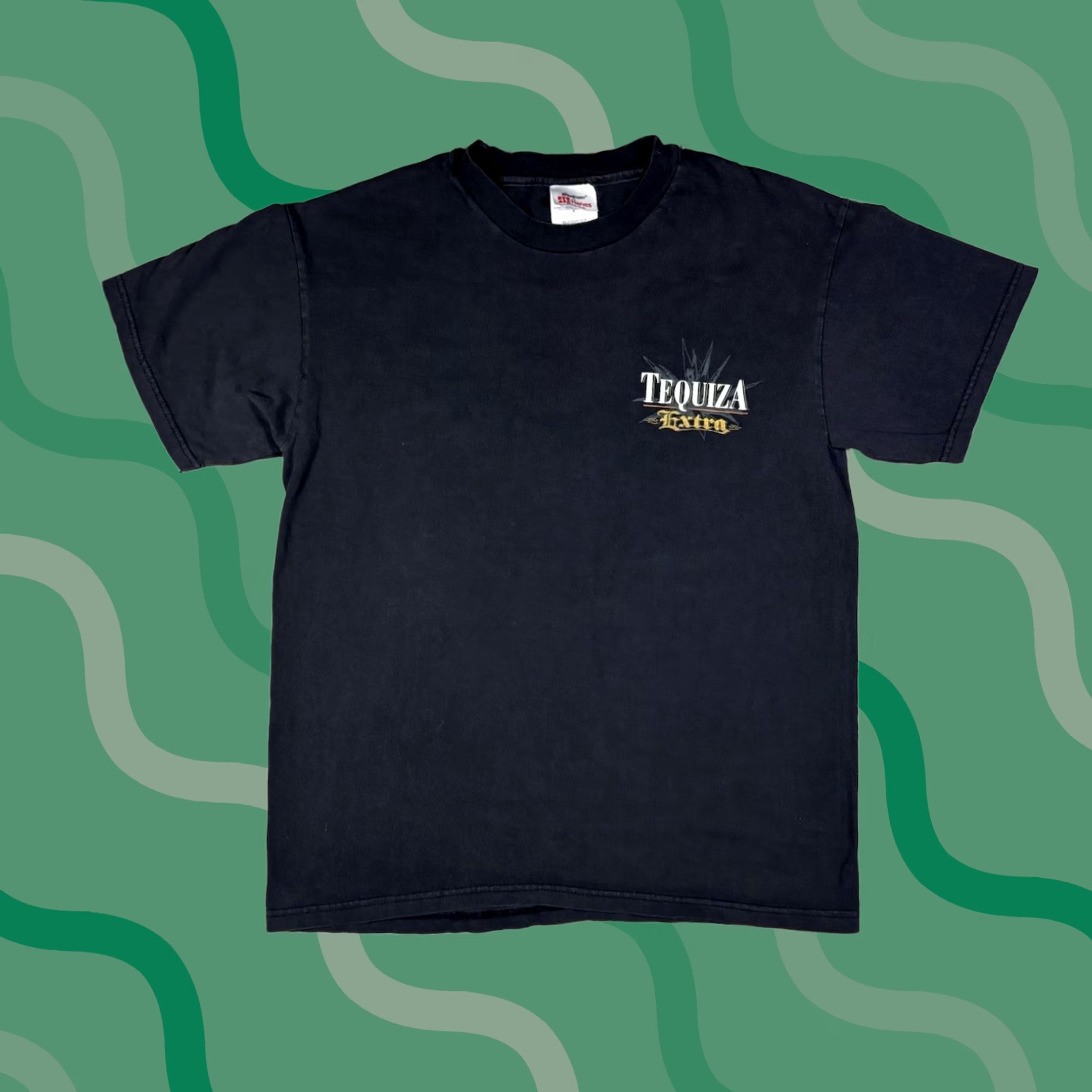 Hanes VINTAGE Tequiza Exta Funny Quote Beer Promo T Shirt Mens size M Size US M / EU 48-50 / 2 - 1 Thumbnail