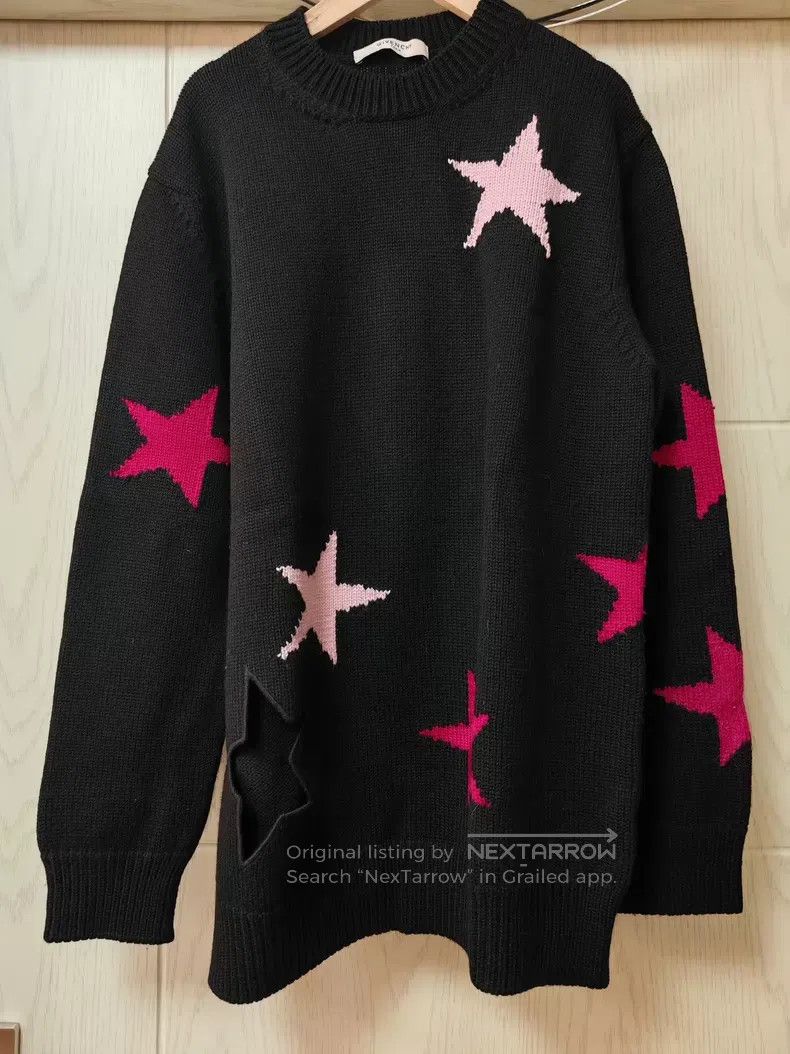 Givenchy Givenchy Color-blocked five-pointed star wool sweater Size US S / EU 44-46 / 1 - 1 Thumbnail