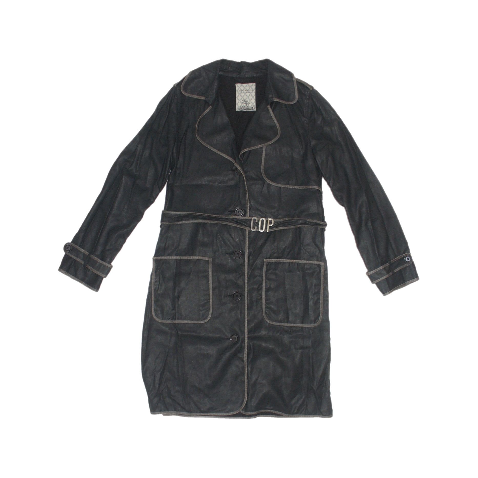 Cop Copine Cop Copine black trench coat Size S / US 4 / IT 40 - 4 Thumbnail