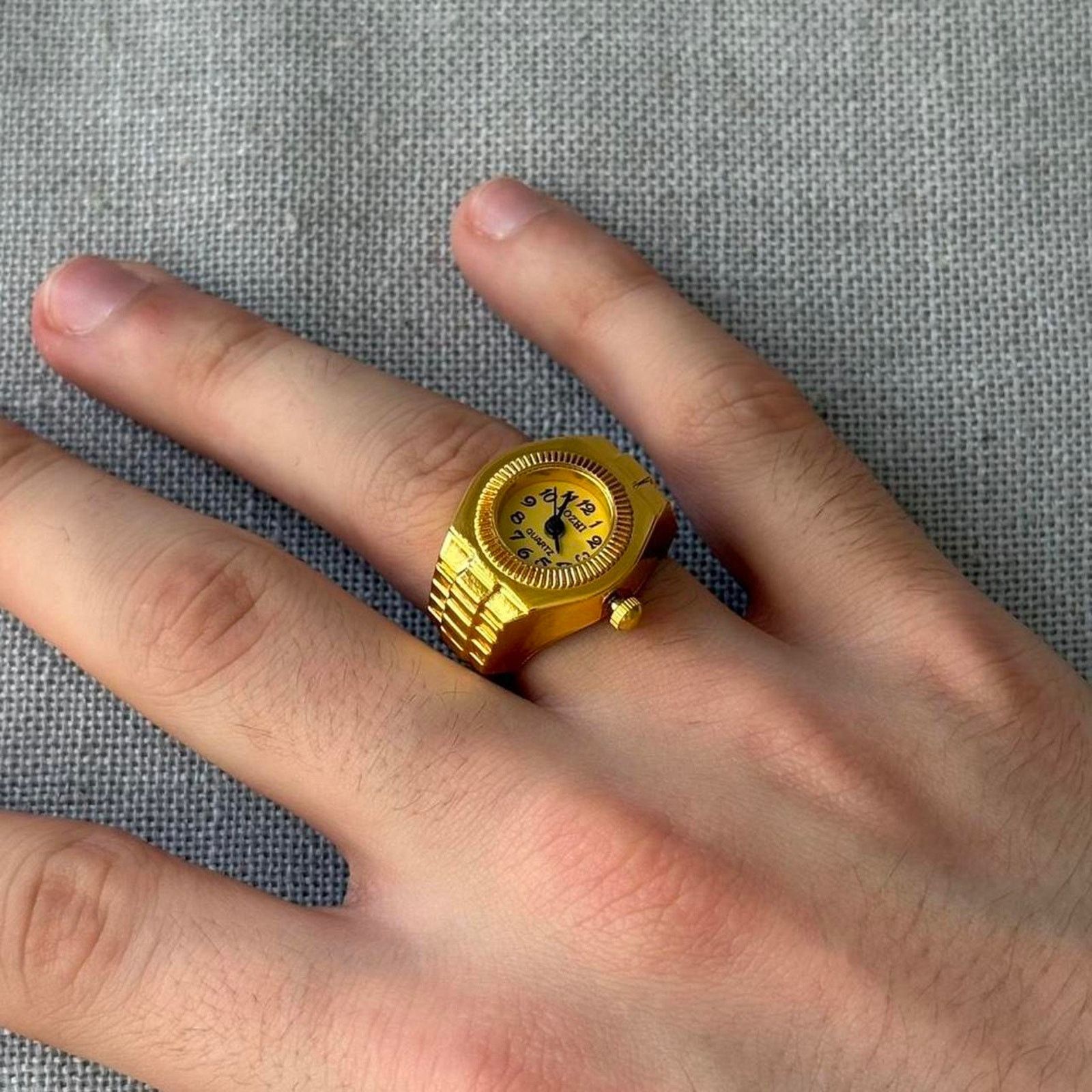 Other Unique vintage style gold ring Size ONE SIZE - 4 Thumbnail