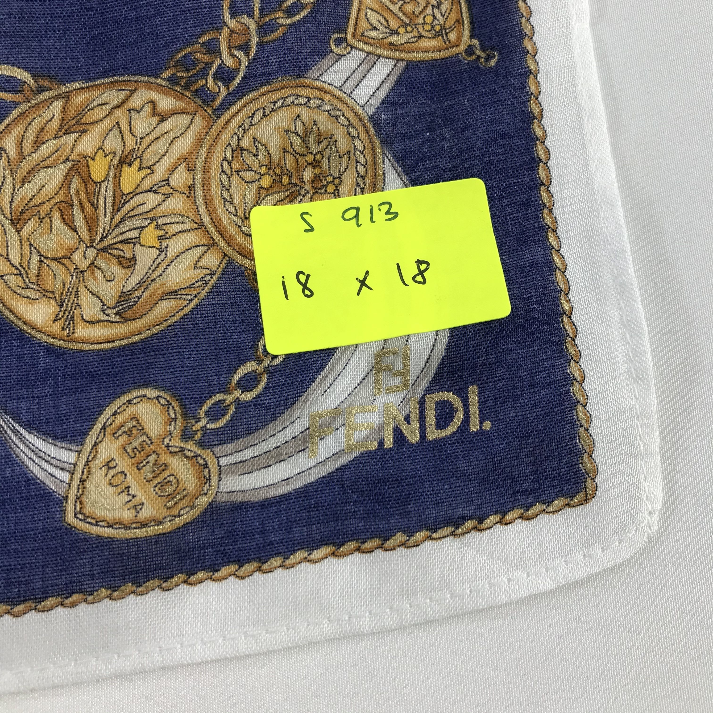 Vintage Fendi Handkerchief / Neckerchief / Bandana Size ONE SIZE - 5 Thumbnail