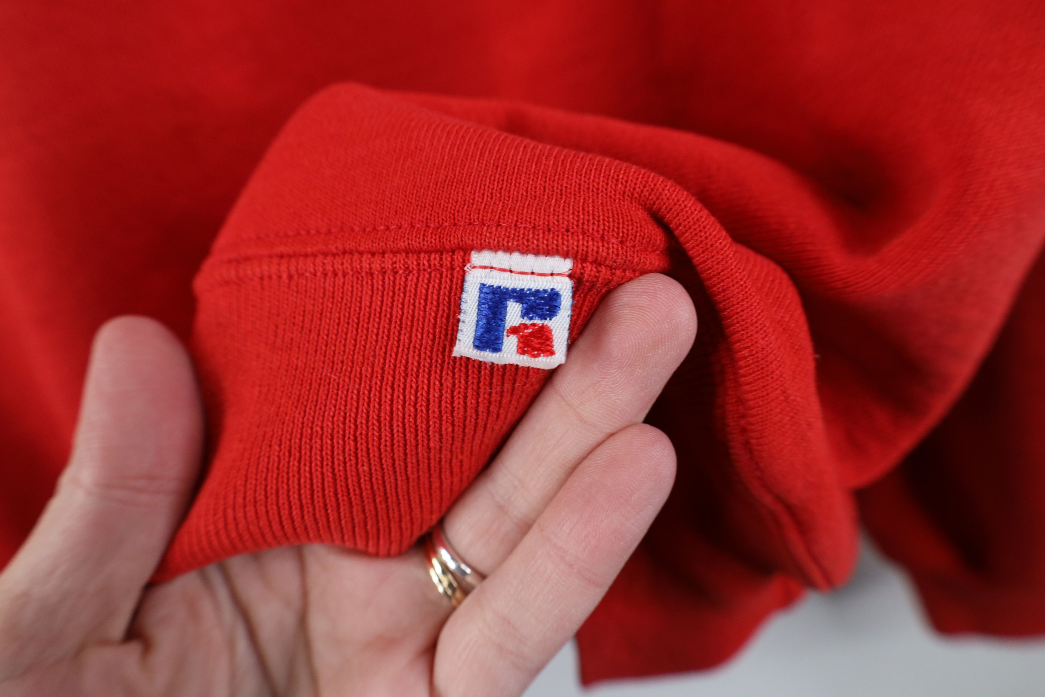 Russell Athletic Vintage 80s 90s Russell Athletic Crewneck Sweatshirt Red USA Size US XL / EU 56 / 4 - 4 Thumbnail