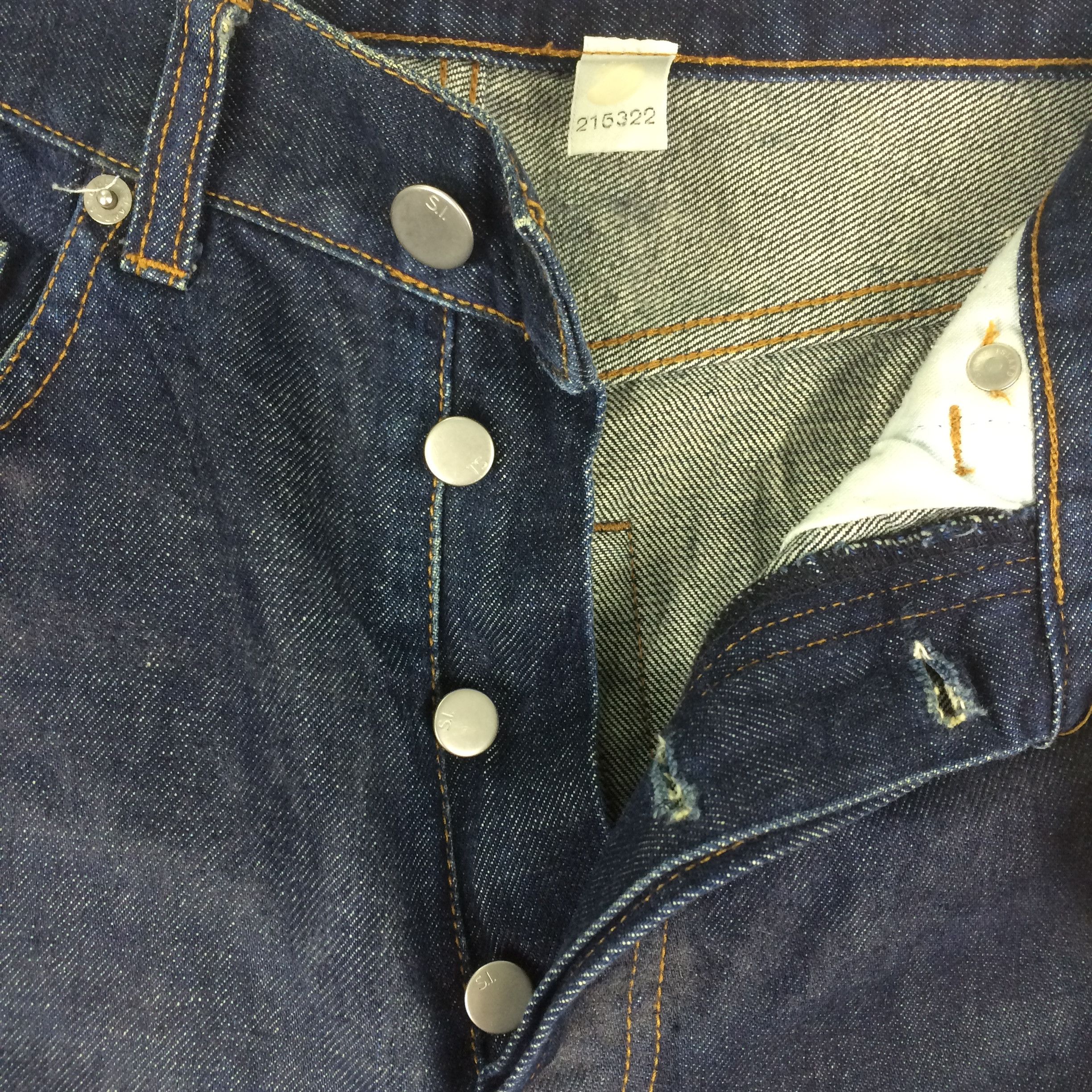 Stone Island X5 Genuine Stone Island Blue Jeans MADE IN ITALY W31 L42 Size US 31 - 6 Thumbnail