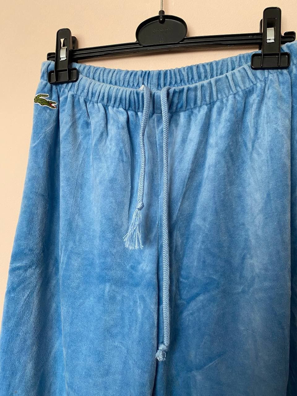 Lacoste × Vintage Very rare‼️ Vintage Lacoste Sport Woman Velour Blue Tracksuit Size M / US 6-8 / IT 42-44 - 14 Thumbnail