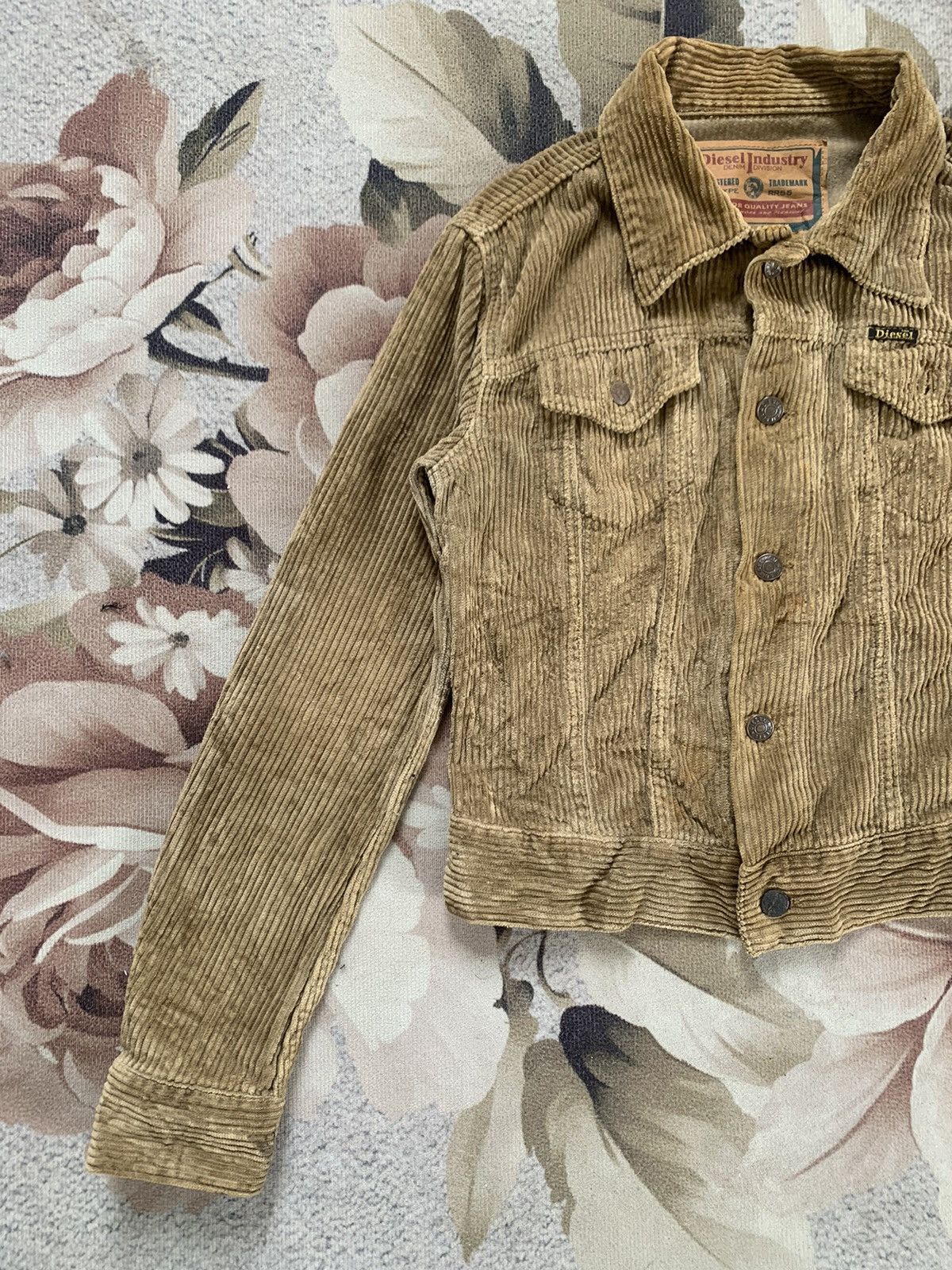Diesel Diesel Industry Corduroy Crop Style Jacket Made in Italy Size US S / EU 44-46 / 1 - 3 Thumbnail