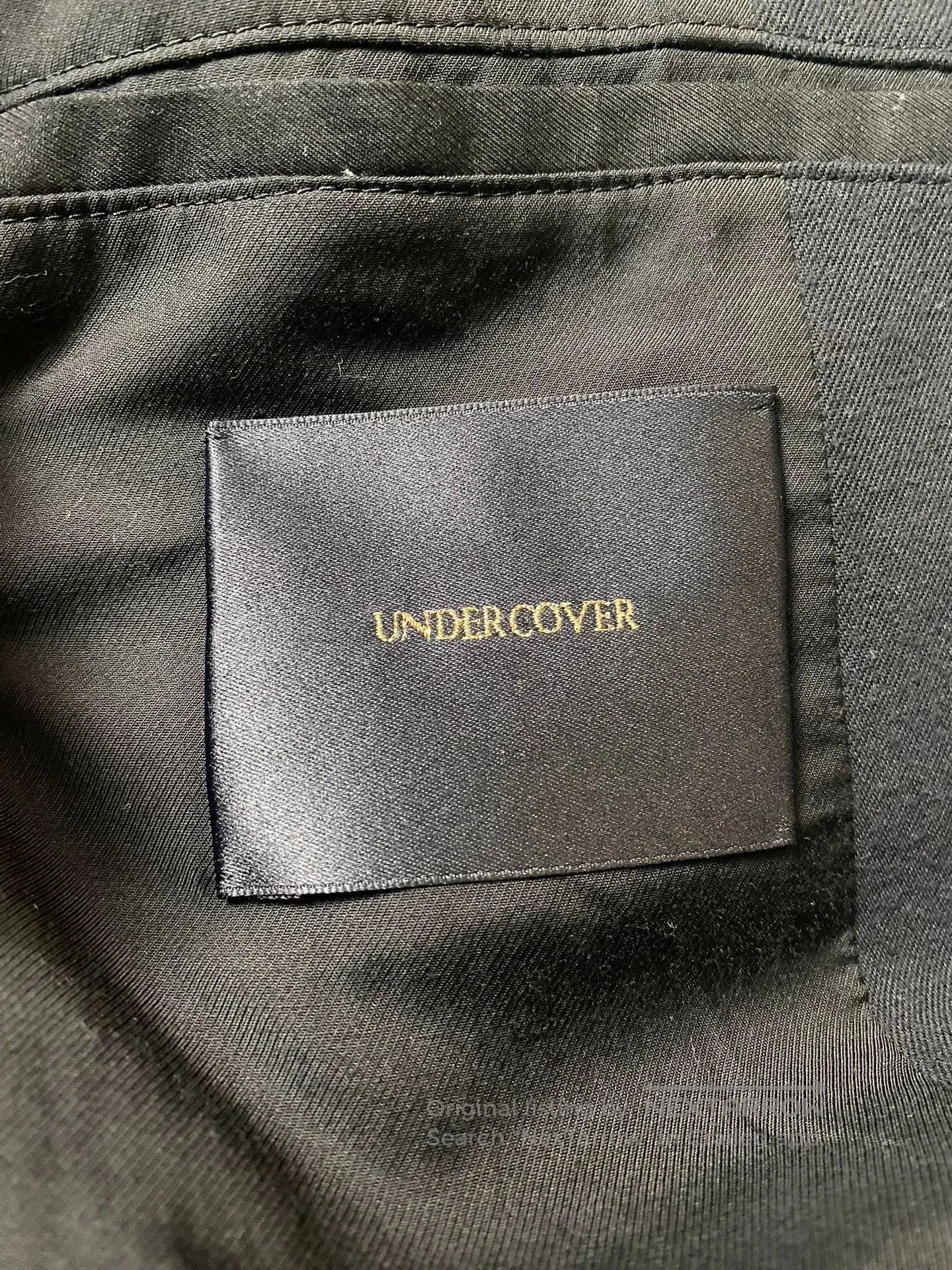 Undercover Black Layered Long Coat with Knit Detail. Size US M / EU 48-50 / 2 - 7 Thumbnail
