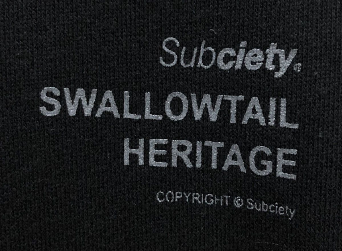 Japanese Brand × Vintage Subciety "Swallowtail Heritage" Hoodie – Black, Size M Size US M / EU 48-50 / 2 - 4 Thumbnail