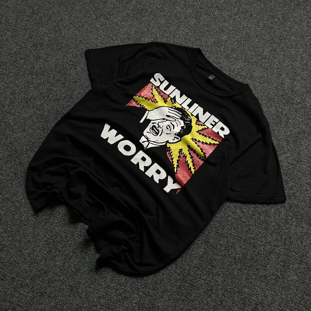 Band Tees VTG Mans T-shirts Adult Sunliner Worry Band Rock Y2K Black Size US M / EU 48-50 / 2 - 1 Thumbnail