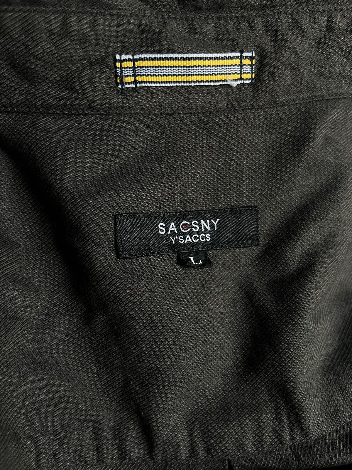 Yohji Yamamoto Yohji Yamamoto Y'saccs Shirt Size US L / EU 52-54 / 3 - 4 Thumbnail