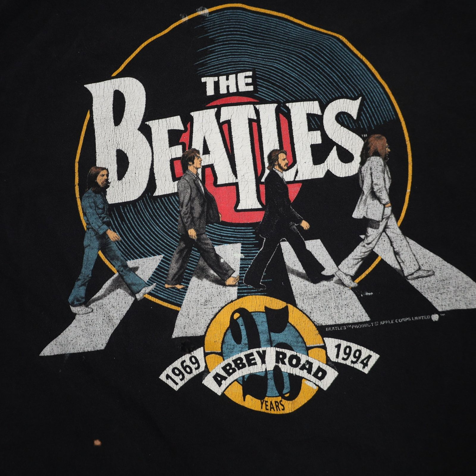 Band Tees × Vintage Vintage 1994 The Beatles Abbey Road 25th Anniversary T Size US XL / EU 56 / 4 - 3 Thumbnail