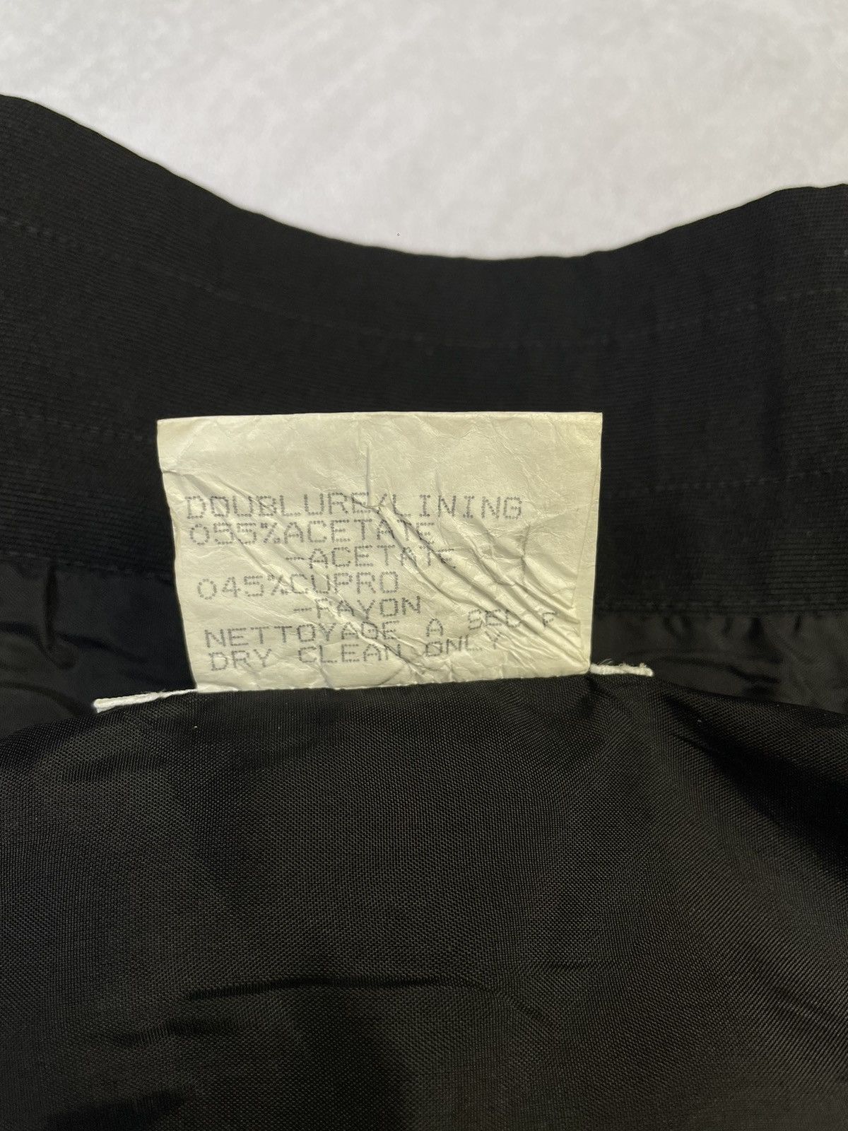 Yves Saint Laurent Fall 1988 Saint Laurent Rive Gauche 'Le Smoking' Skirt Size 23" - 10 Thumbnail