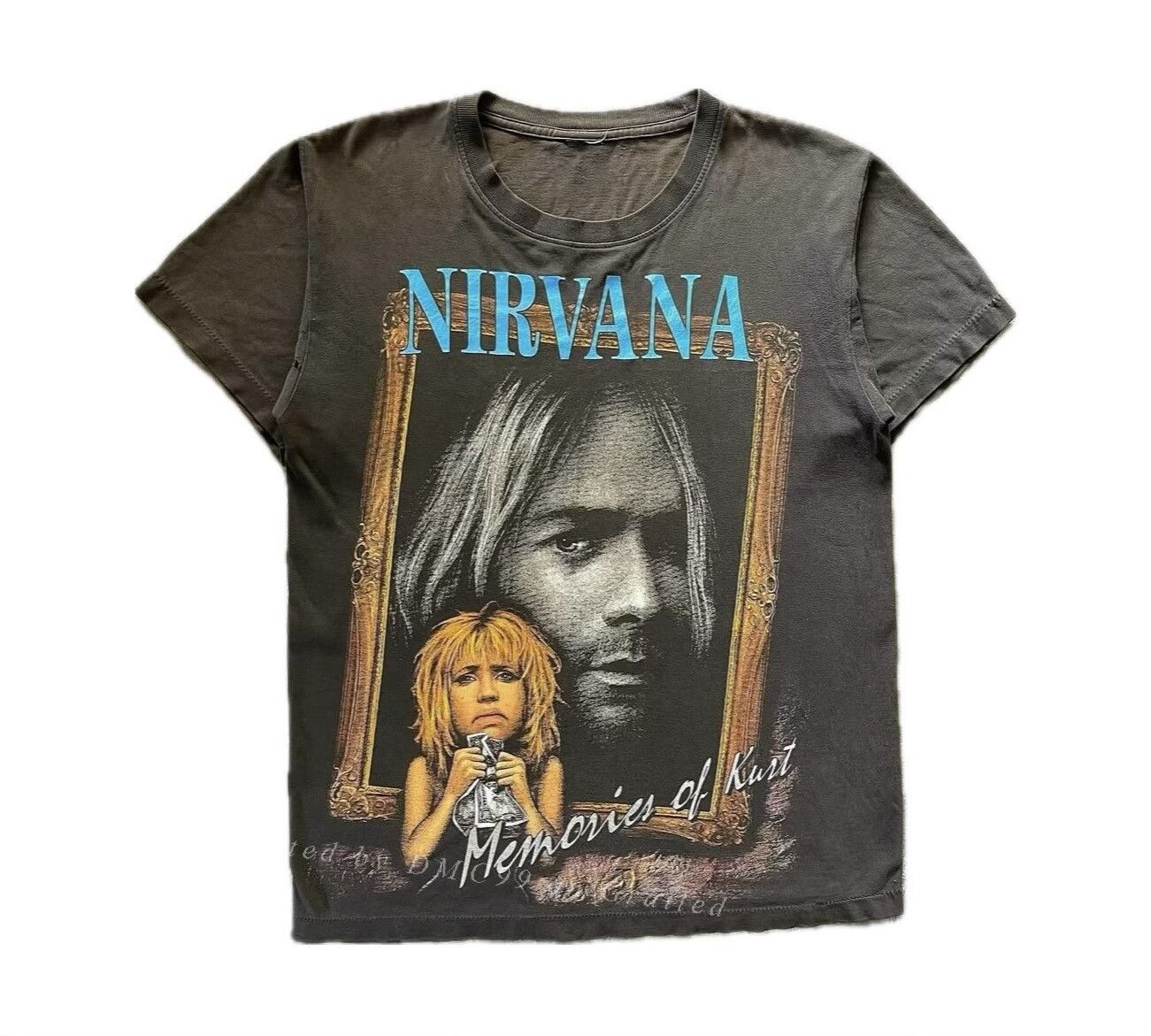 Vintage 90s Single Stitch Nirvana 'Memories Of Kurt' Tee Size US M / EU 48-50 / 2 - 1 Thumbnail