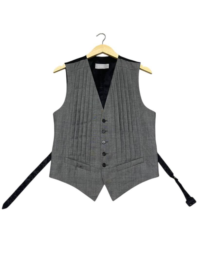 Dior Dior Homme x Hide Slimane Pleated Vest Size 46R - 11 Thumbnail
