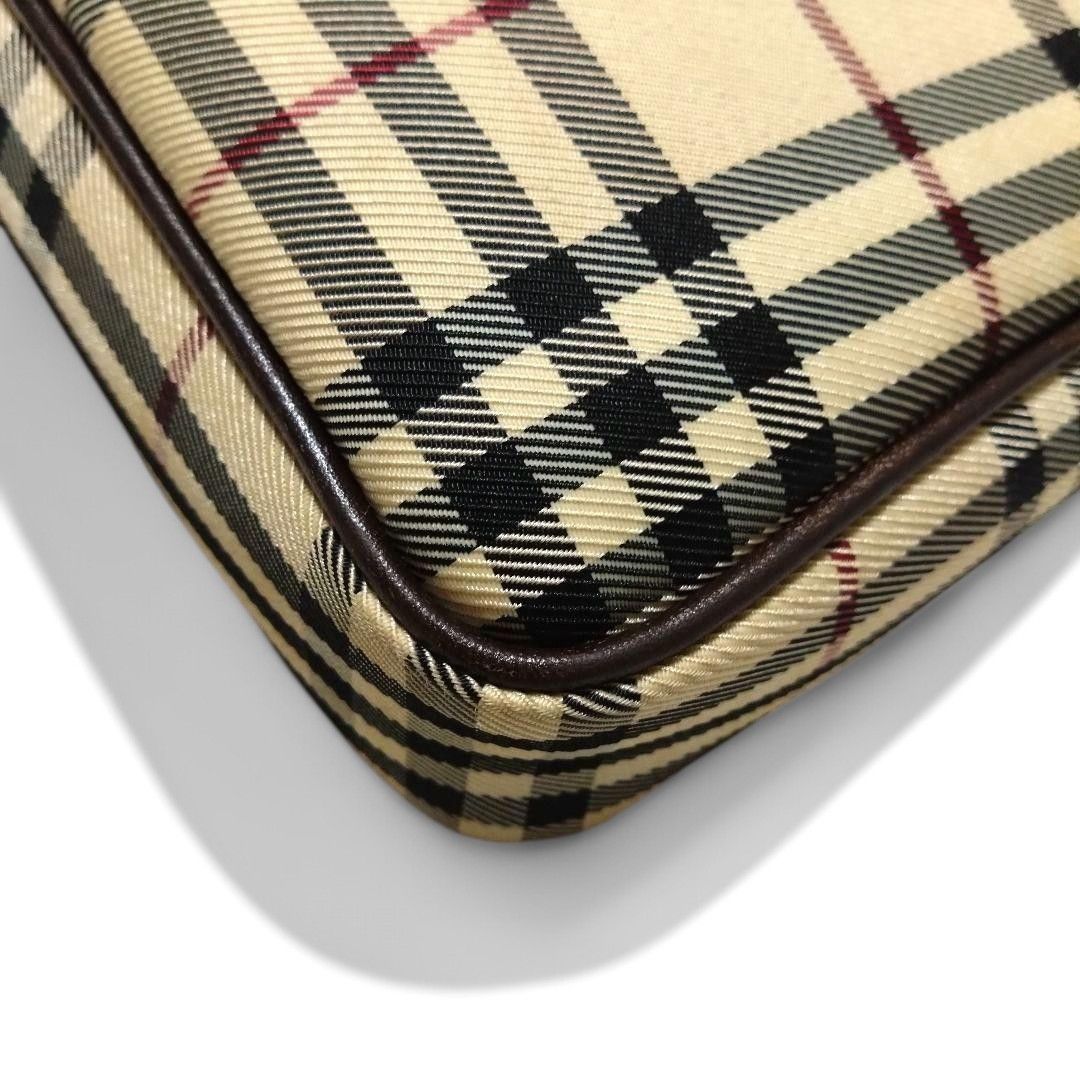 Burberry Burberry - Crossbody Shoulder Bag Nova Check Beige Size ONE SIZE - 6 Thumbnail