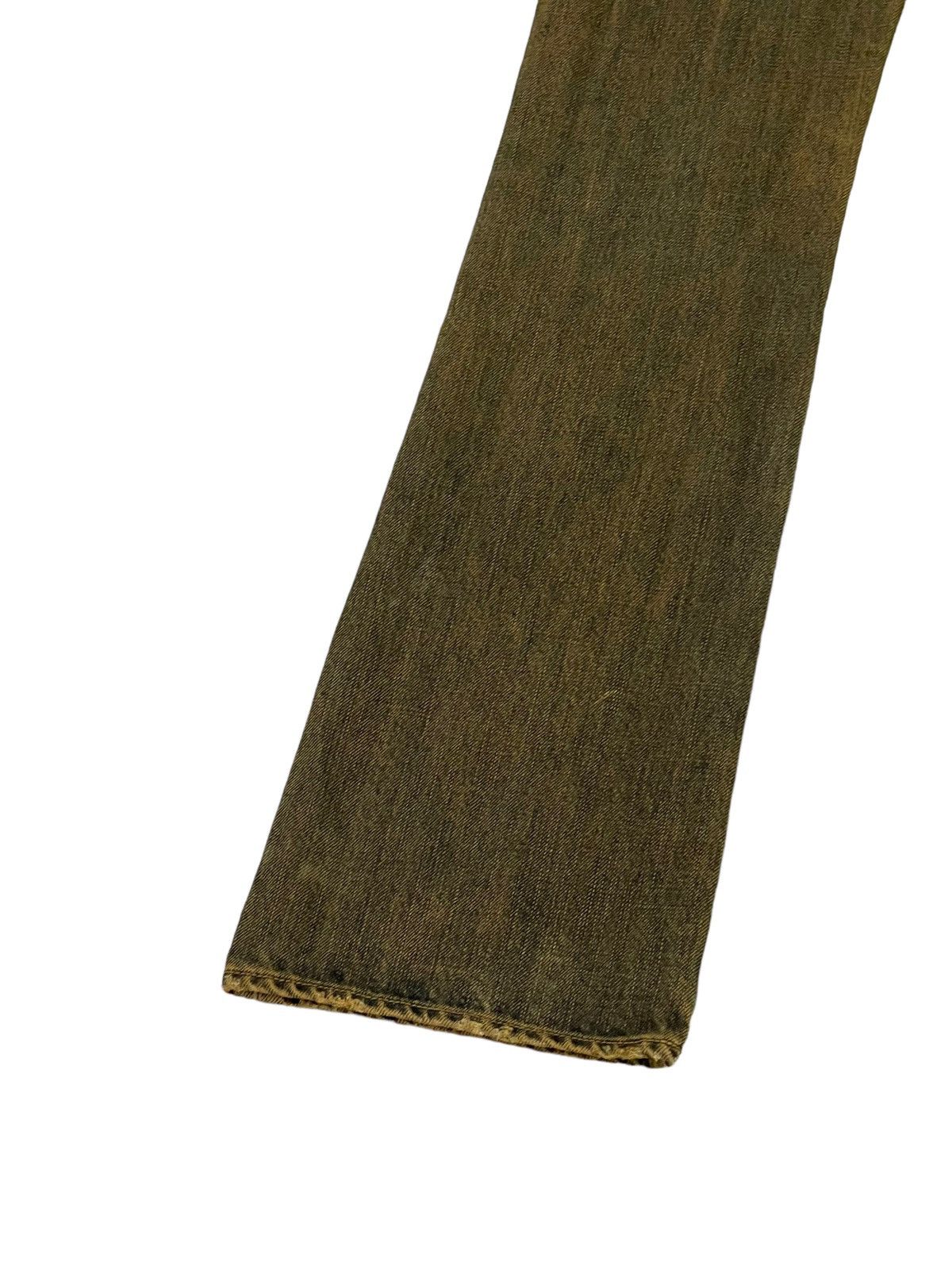 Calvin Klein Flare Jeans Vtg Calvin Klein Distress Mud Wash Waxed 7🟦3 Size US 28 / EU 44 - 16 Thumbnail