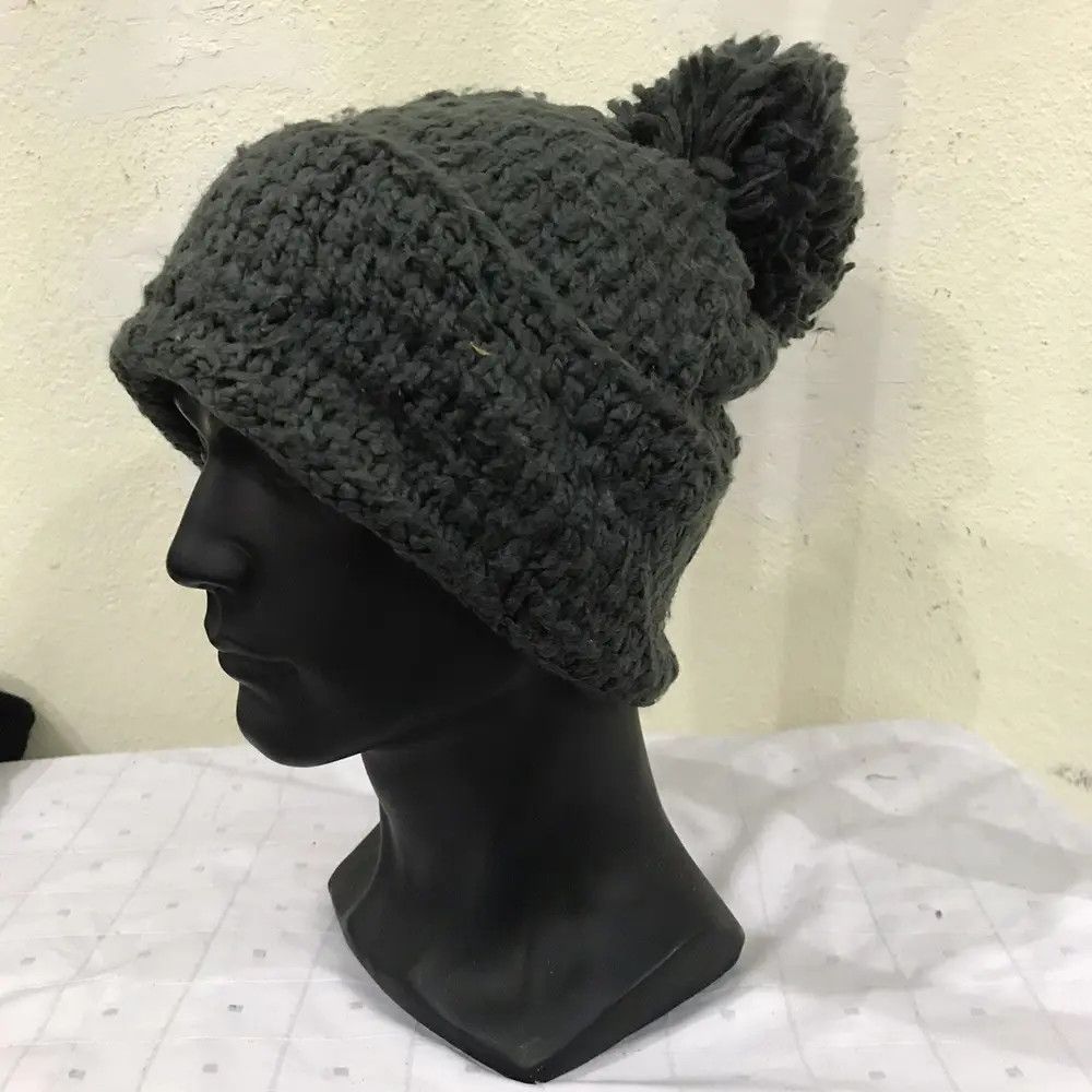 Gap × Vintage Gap Bobble Plain Design Beanie Hat Size ONE SIZE - 2 Thumbnail