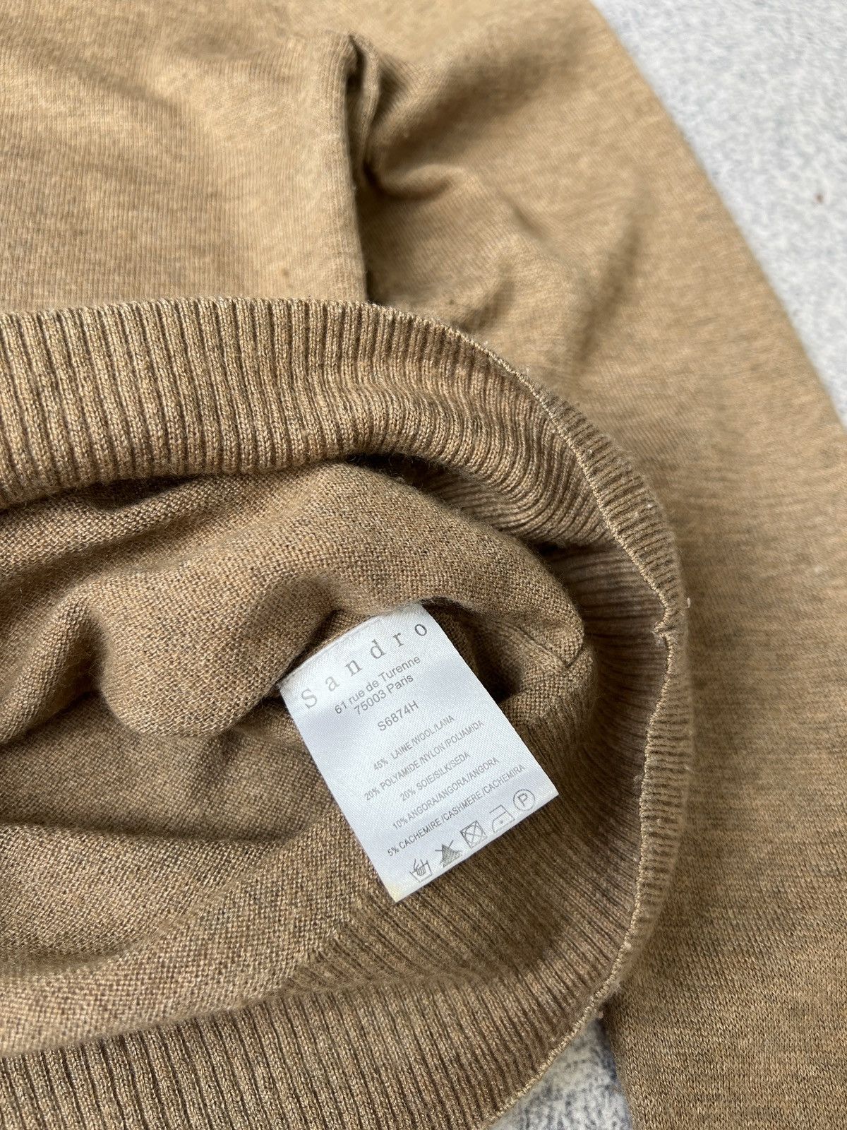 Sandro × Vintage Vintage Sandro women's luxury sweater Size XXS / US 00 / IT 34 - 9 Thumbnail