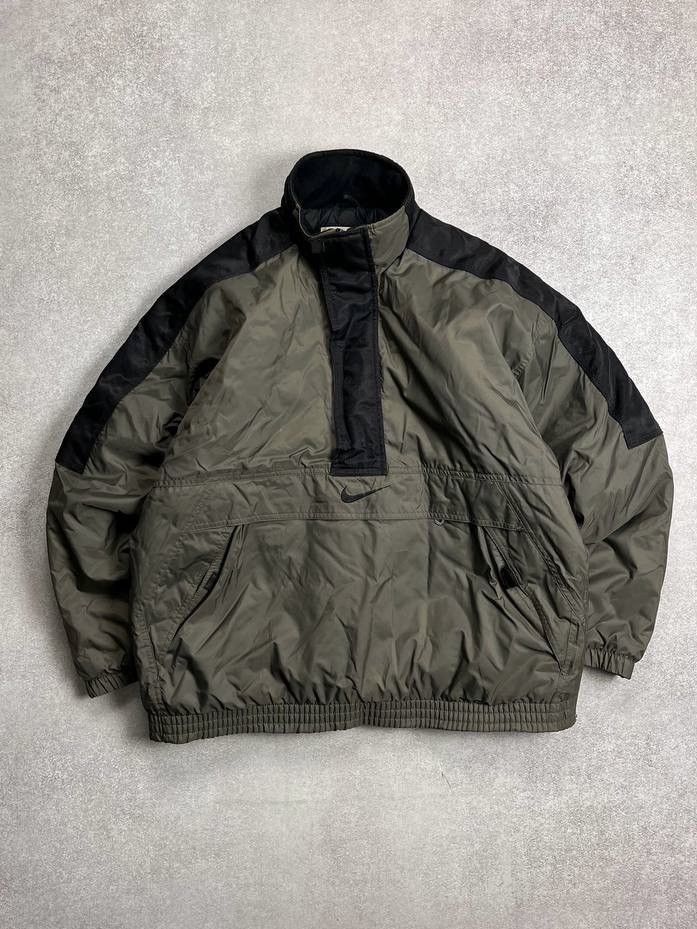 Nike Vintage Nike Big Swoosh Anorak Puffer Down Jacket M Size US M / EU 48-50 / 2 - 1 Thumbnail