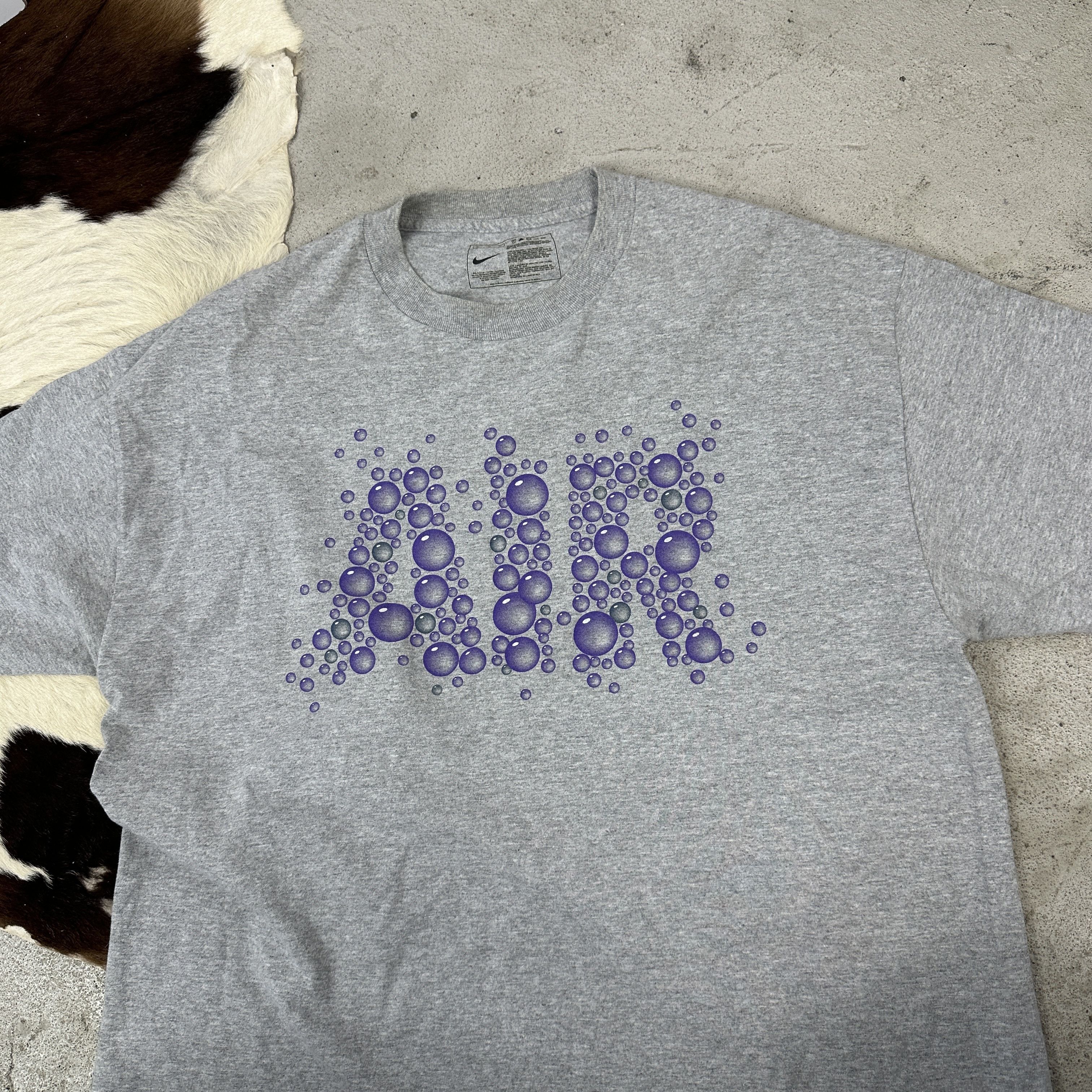 Nike × Vintage Vintage Y2K Oversize Printed Nike Air Bubbles T-shirt Size US XL / EU 56 / 4 - 4 Thumbnail