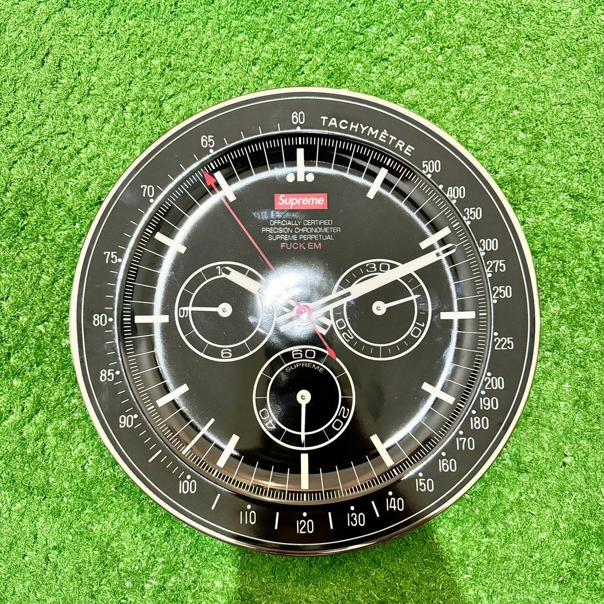Supreme SUPREME 'Tachymeter/Daytona' Watch Plate F/W '20 Black NEW Size ONE SIZE - 1 Thumbnail