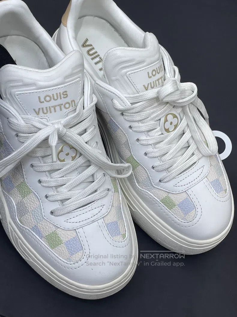 Louis Vuitton Louis Vuitton Checkerboard thick-soled shoes Size US 4.5 / IT 34.5 - 5 Thumbnail